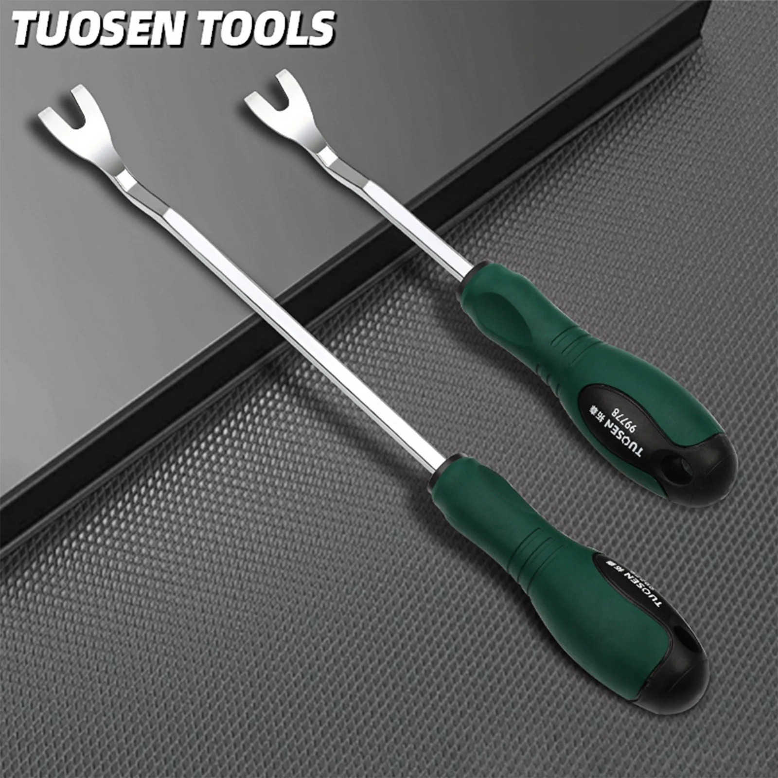 Auto Door Panel Clip Remover Tool Set Steel Pry Bar Car Trim Repair Kit