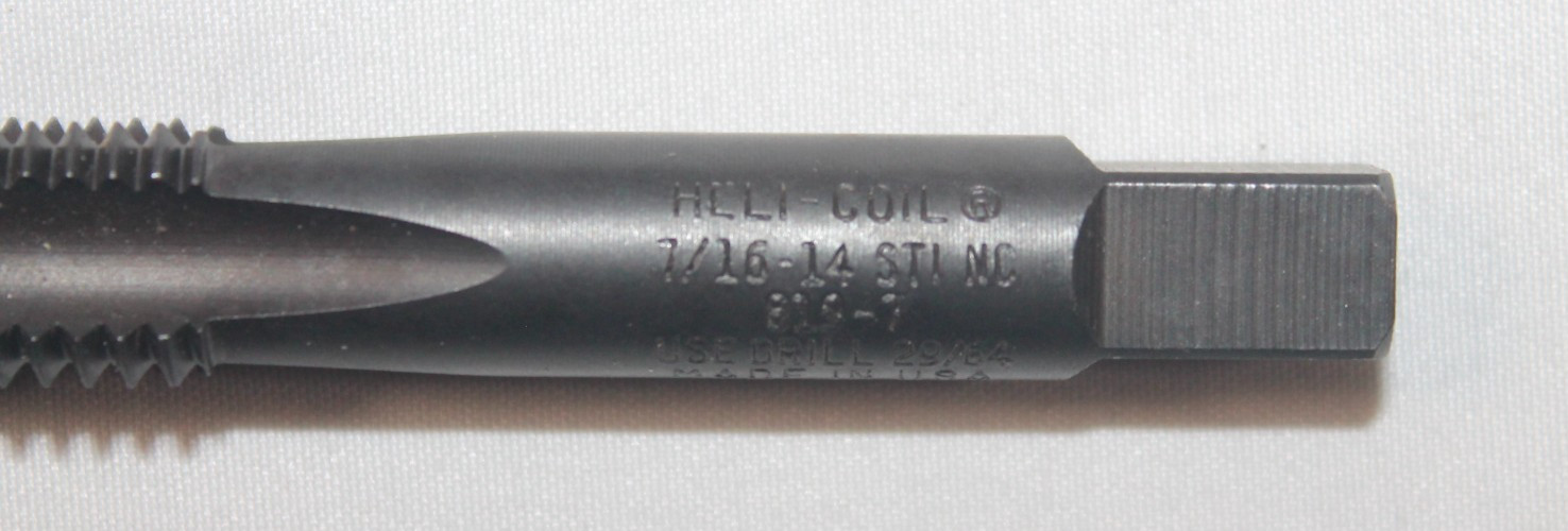 Heli‑Coil Thread Repair Kit 7/16-14 UNC Tap Tool Inserts Preowned USA Complete