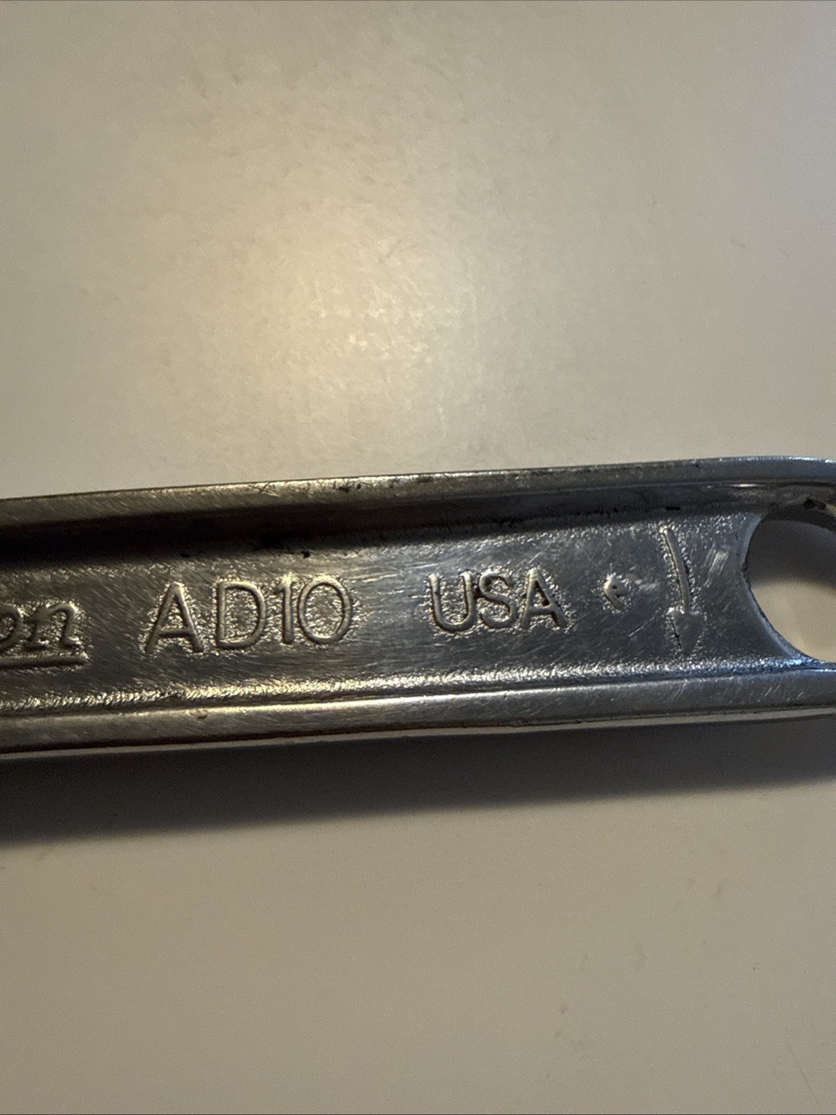 Snap-on AD10 Chrome Adjustable Wrench 250mm 10″. Great Condition USA