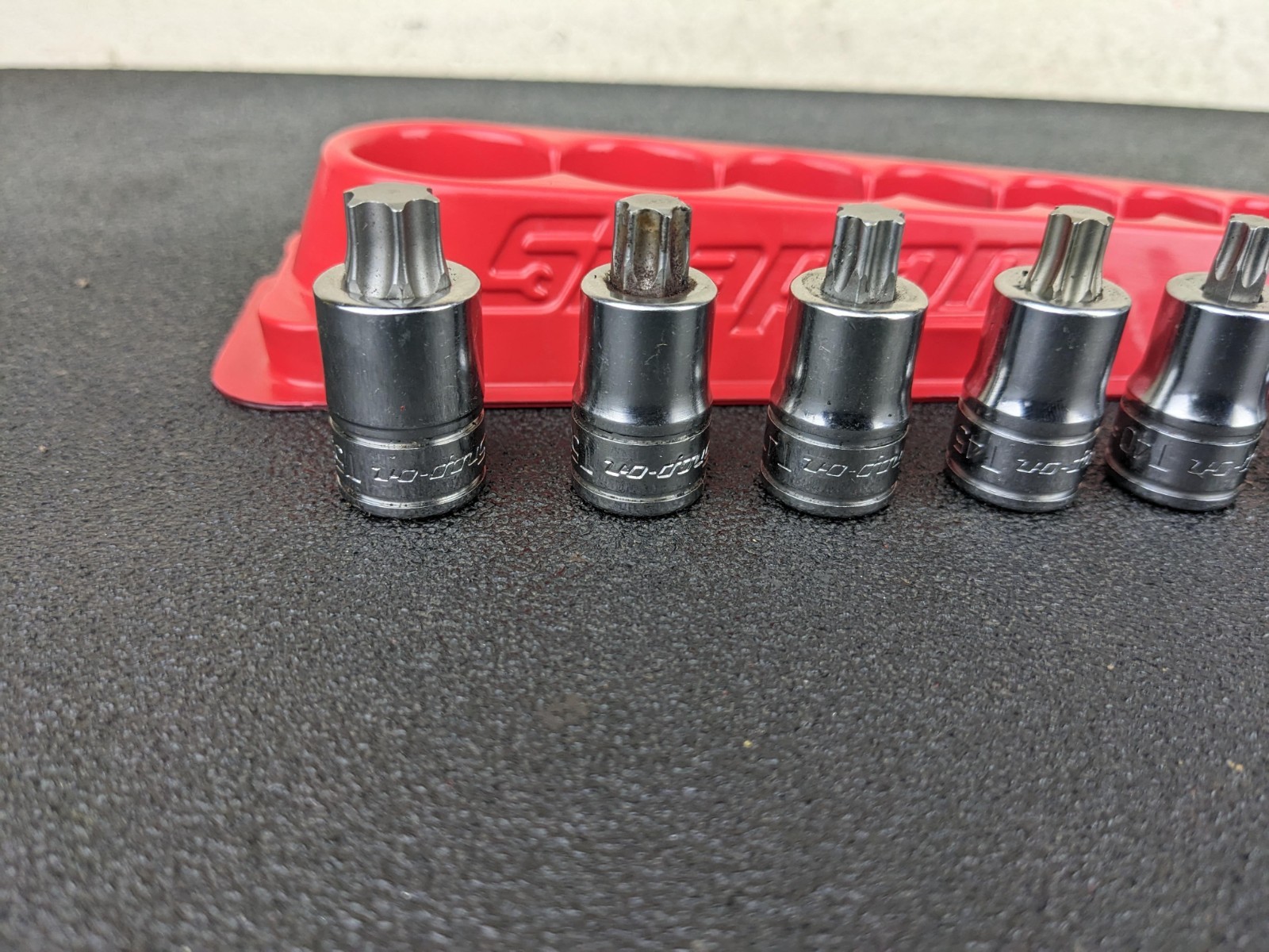 #bp419 Snap On 7pc 3/8″ Drive Stubby Torx Socket Driver Set T27-T55 207EFTXYSE