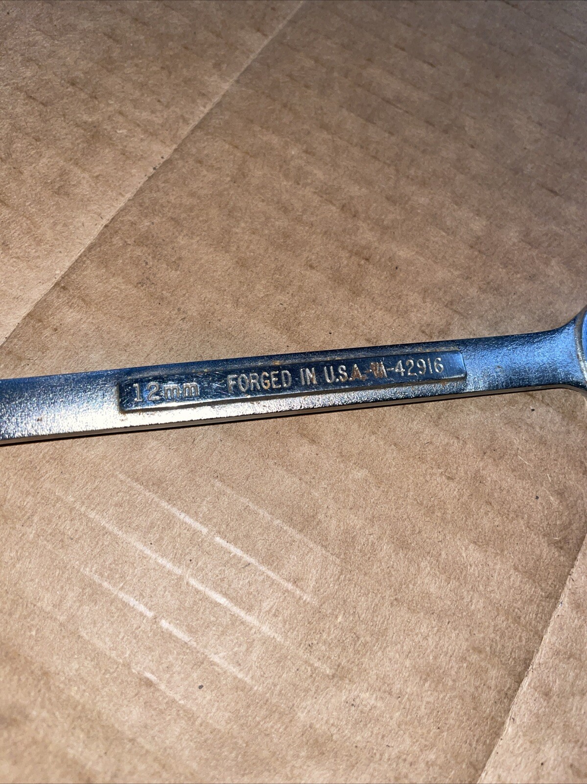 Vintage Craftsman 12MM 12 Point Combination Wrench VA 42916 Made in USA