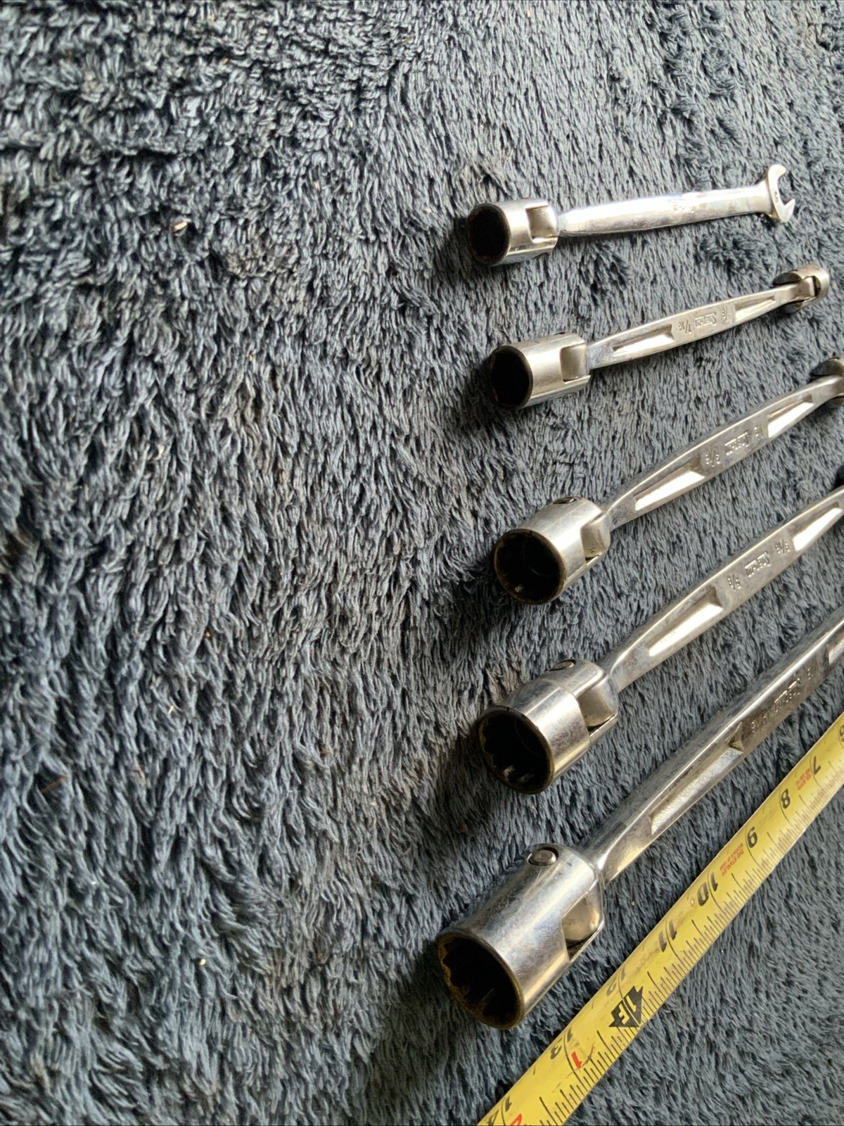 Snap On 5pc Swivel End Wrenches….different Styles….see Pics…..older Styles…..