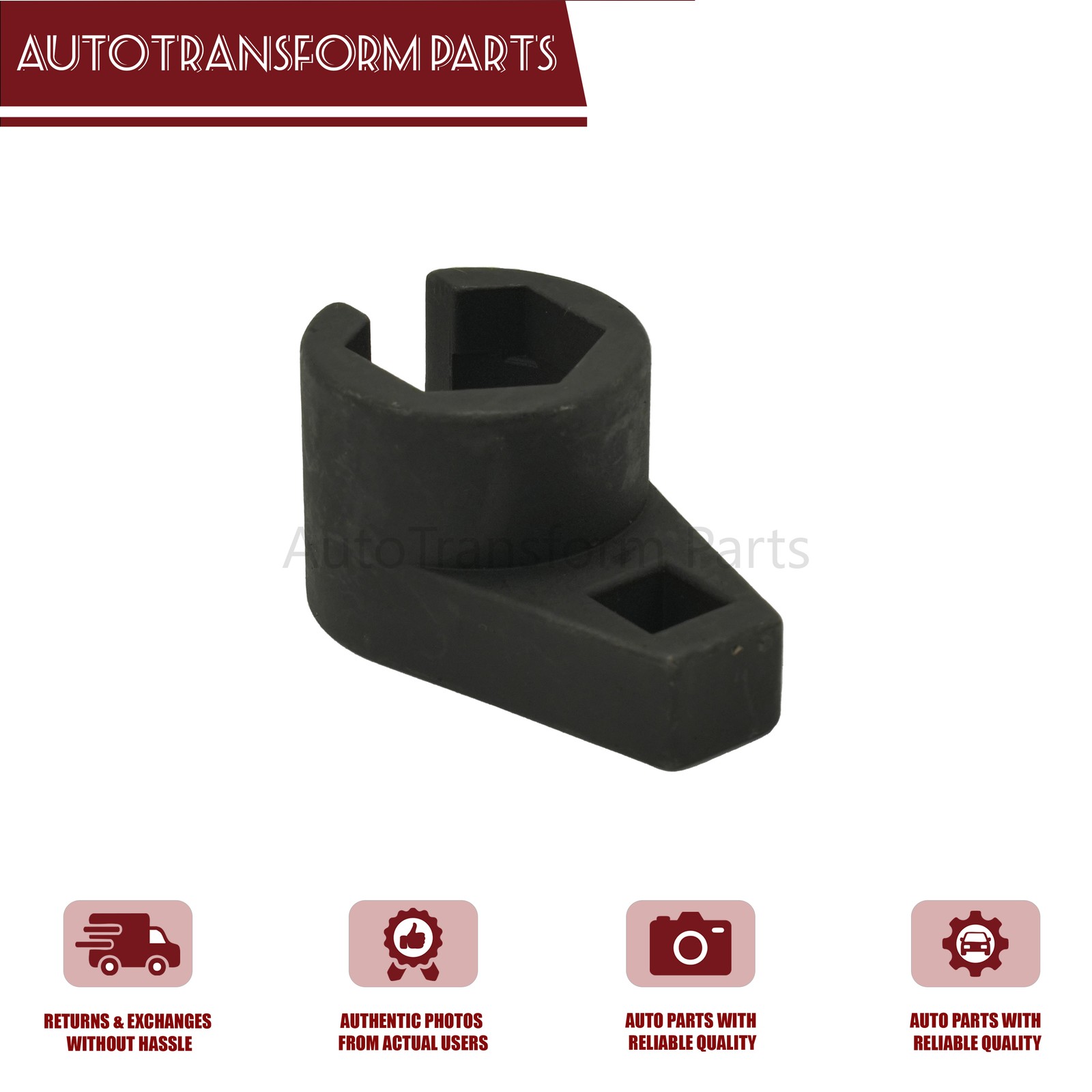 Offset Oxygen O2 Sensor Socket Wrench Removal Tool Drive 7/8-Inch 22mm 3/8″ US