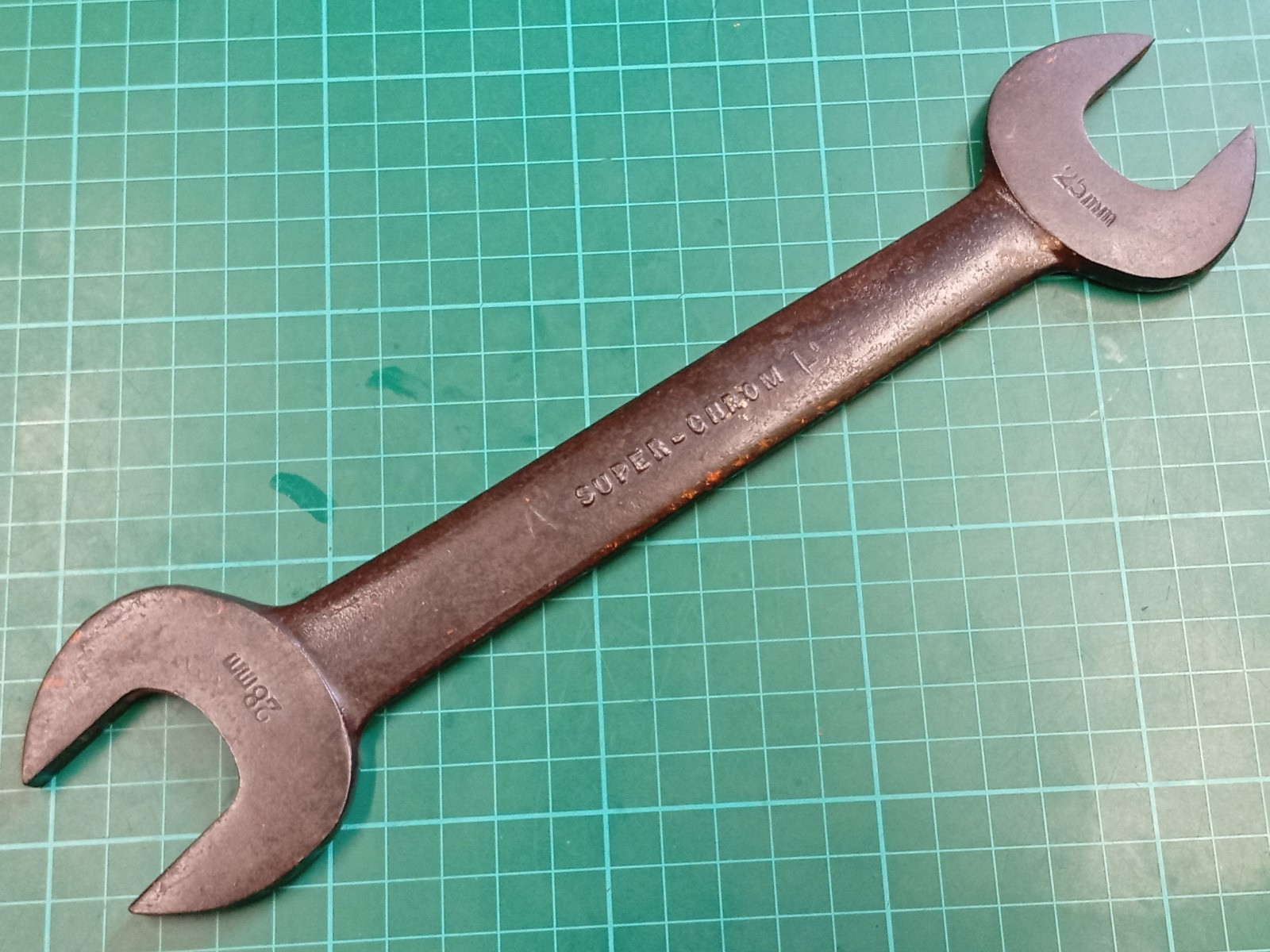 Vintage MATADOR, Super-Chrom 25mm x 28mm Open Ended Spanner