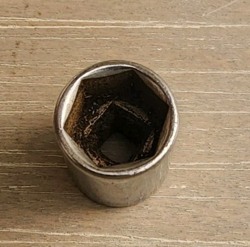 Craftsman USA 1/2″ Socket 6 Point 1/4″ Drive (No Stamped Catalog Number)