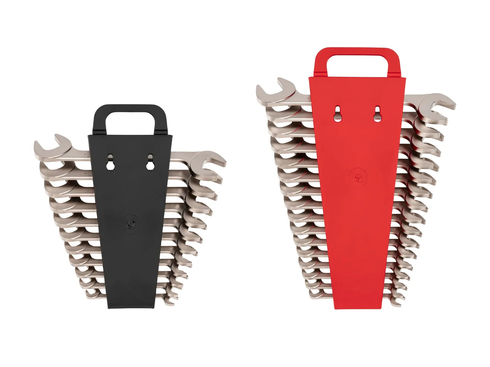 3/8-1 in. , 10-27 mm Angle Head Open End Wrench Set with Holder (27-Piece)