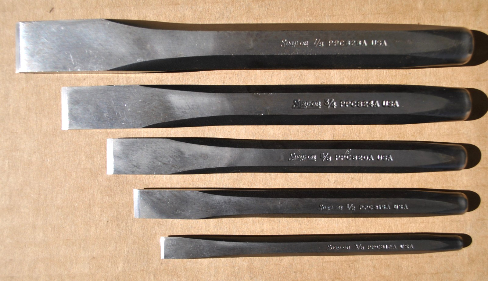Snap On Tools 20 pc Punch and Chisel Set Automobile Tools Motorcycle Tools