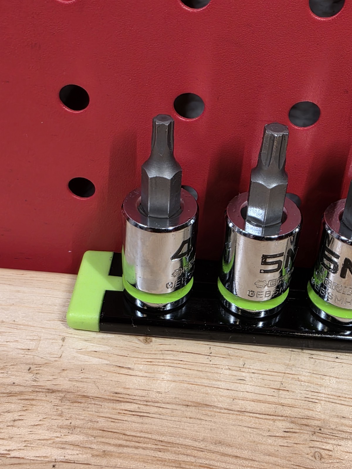 GRIPEDGE HEX Bit Socket Set 7-Piece 4-10mm 3/8» Drive Short RPT Hex Set