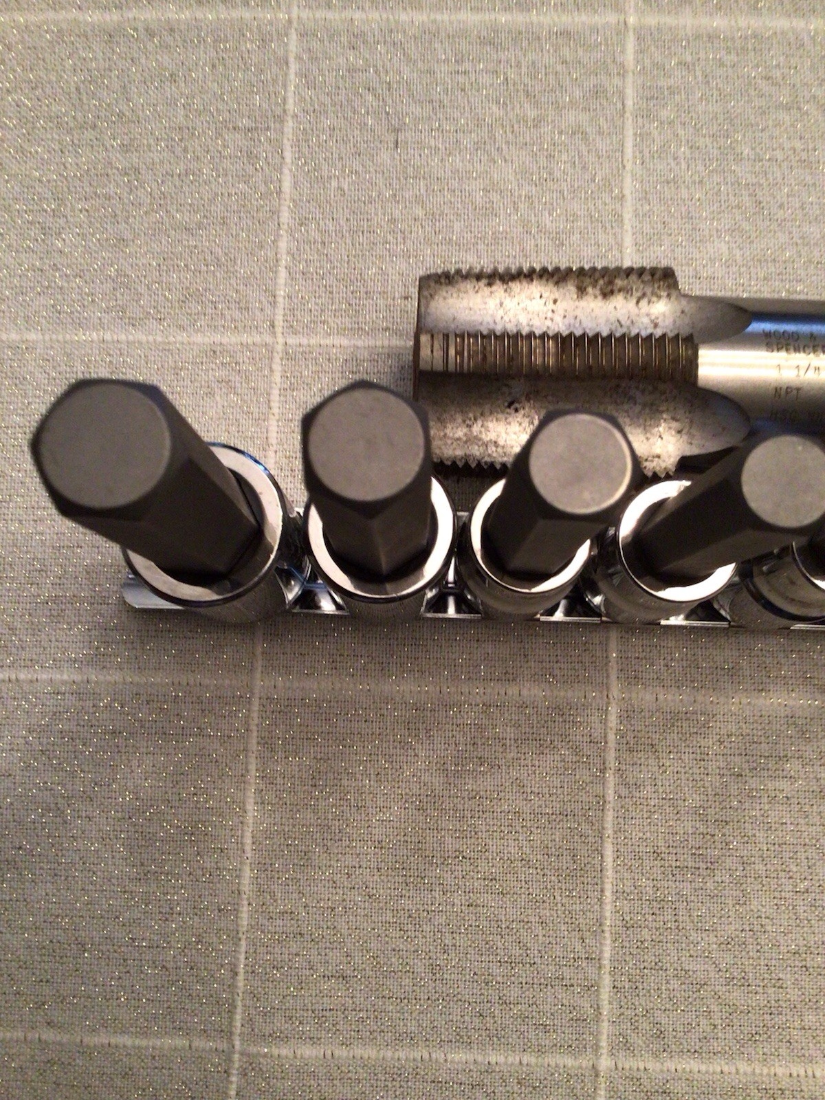 7 Pc. Westward 1/2 Drive Hex Bit Socket Set 1/4”- 5/8” Nice !!
