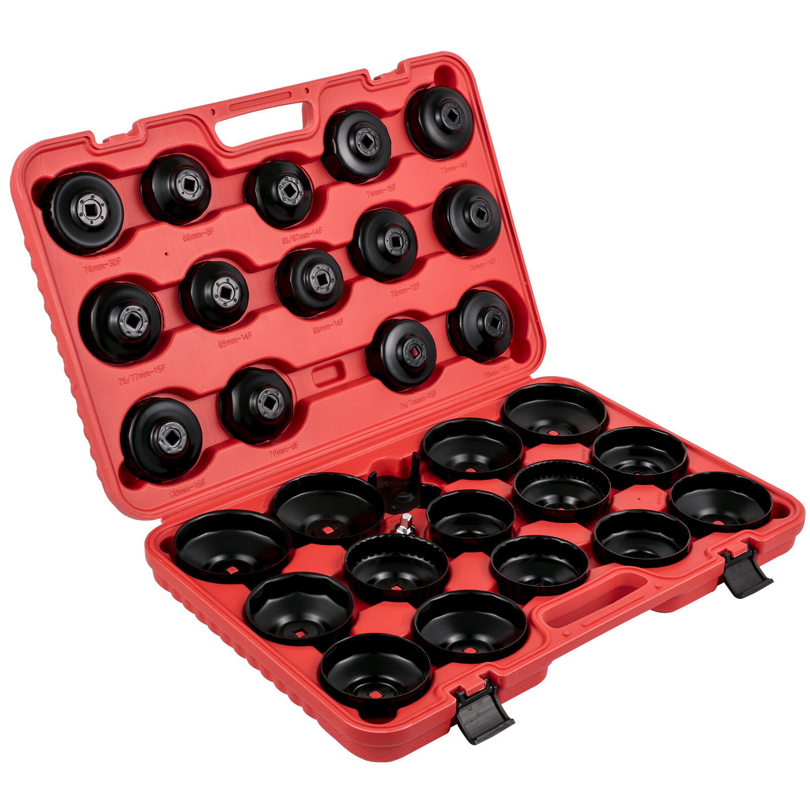 30 Pcs Oil Filter Cap Wrench Cup Socket Tool Set Mercedes BMW VW Audi Volvo Ford