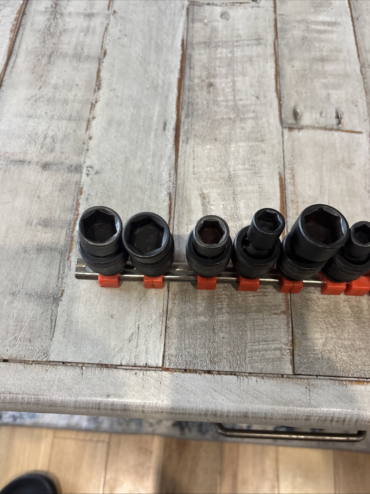 T&E Tools Swivel Sockets 3/8″ Drive – Good Condition