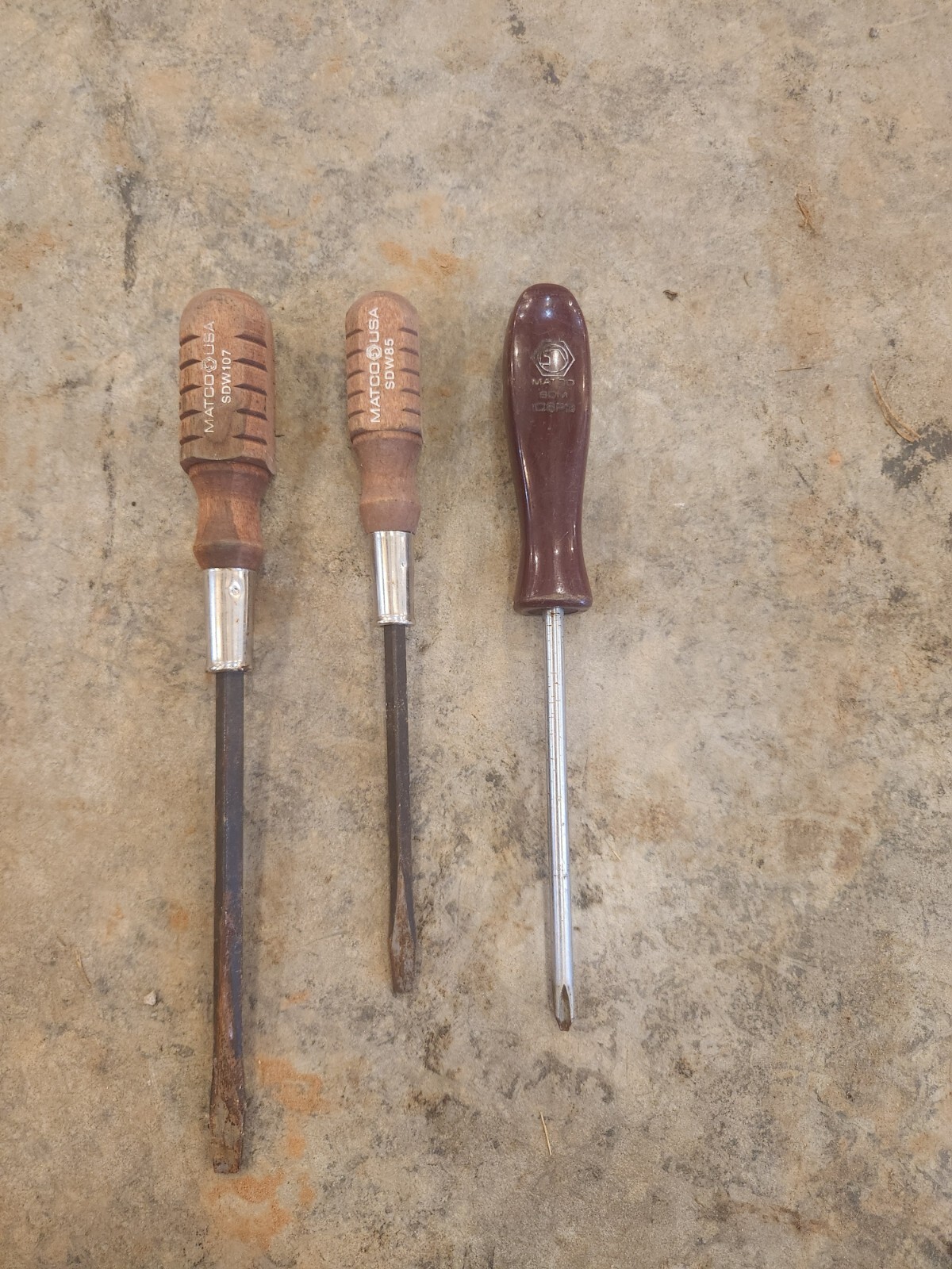Matco Flat Head And Phillips Head Screwdriver Lot