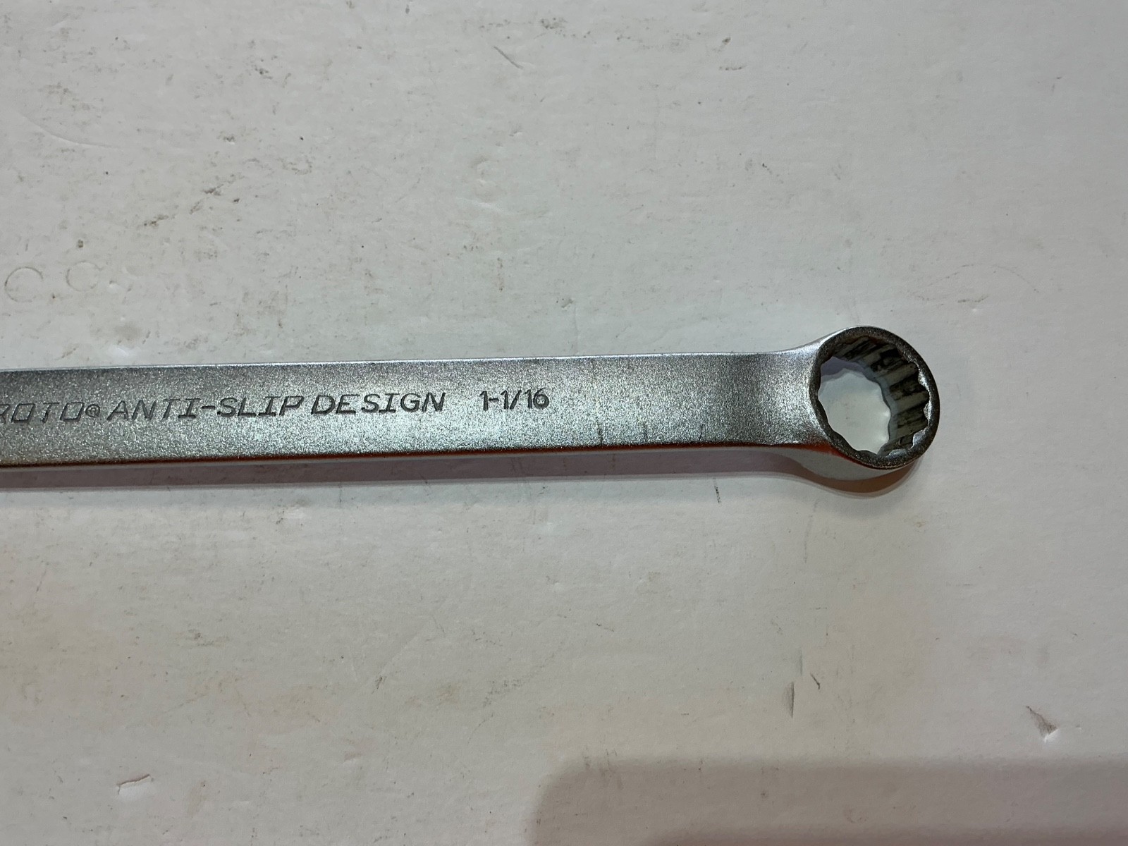 Proto USA 1232ASD 1″ 12-Pt Point Combination Wrench Anti-Slip Design Satin 415