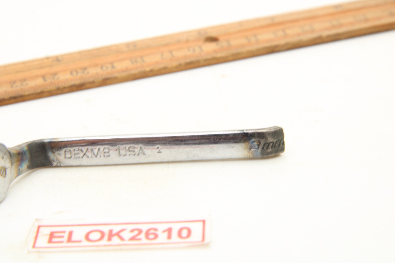 Snap-on OEXM8 8mm Metric Chrome Combination Wrench USA Modified