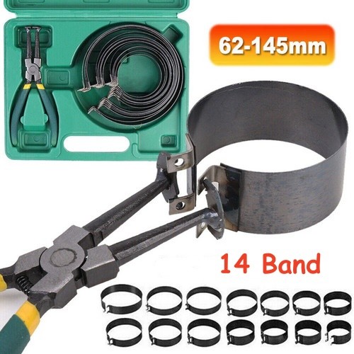 Motorcycle ATV Car Engine Piston Ring Compressor Expander Installer Plier Tool