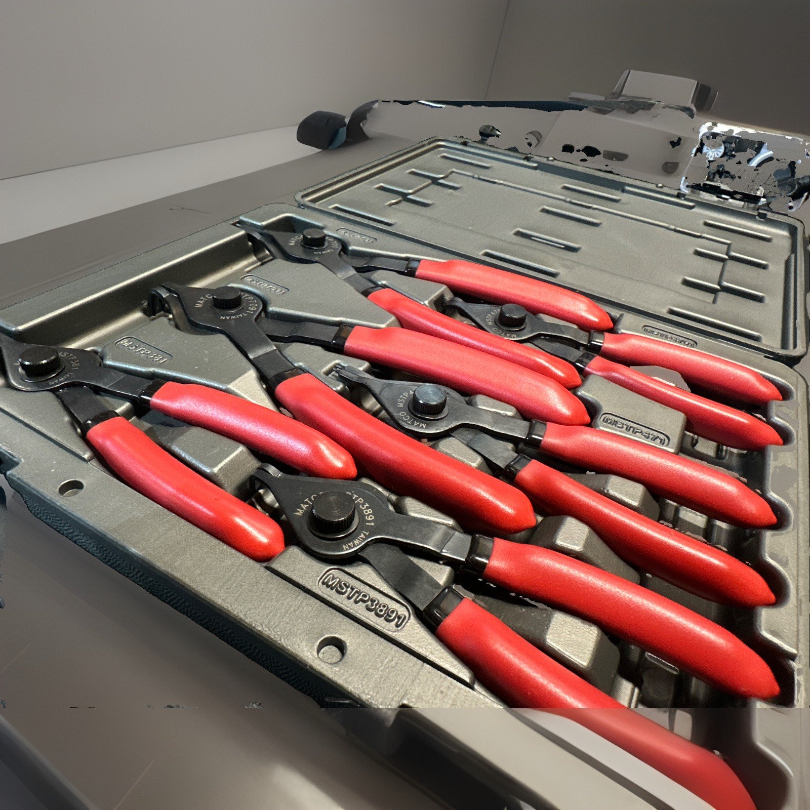 Matco 6pc SMSTP6B Internal/External Snap Ring Pliers Set