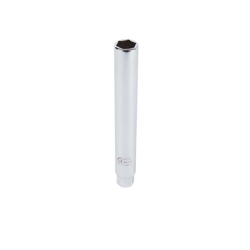 Sunex 884505 3/8″ Dr. 9/16″ Extra Deep Spark Plug Socket – 6″ Long