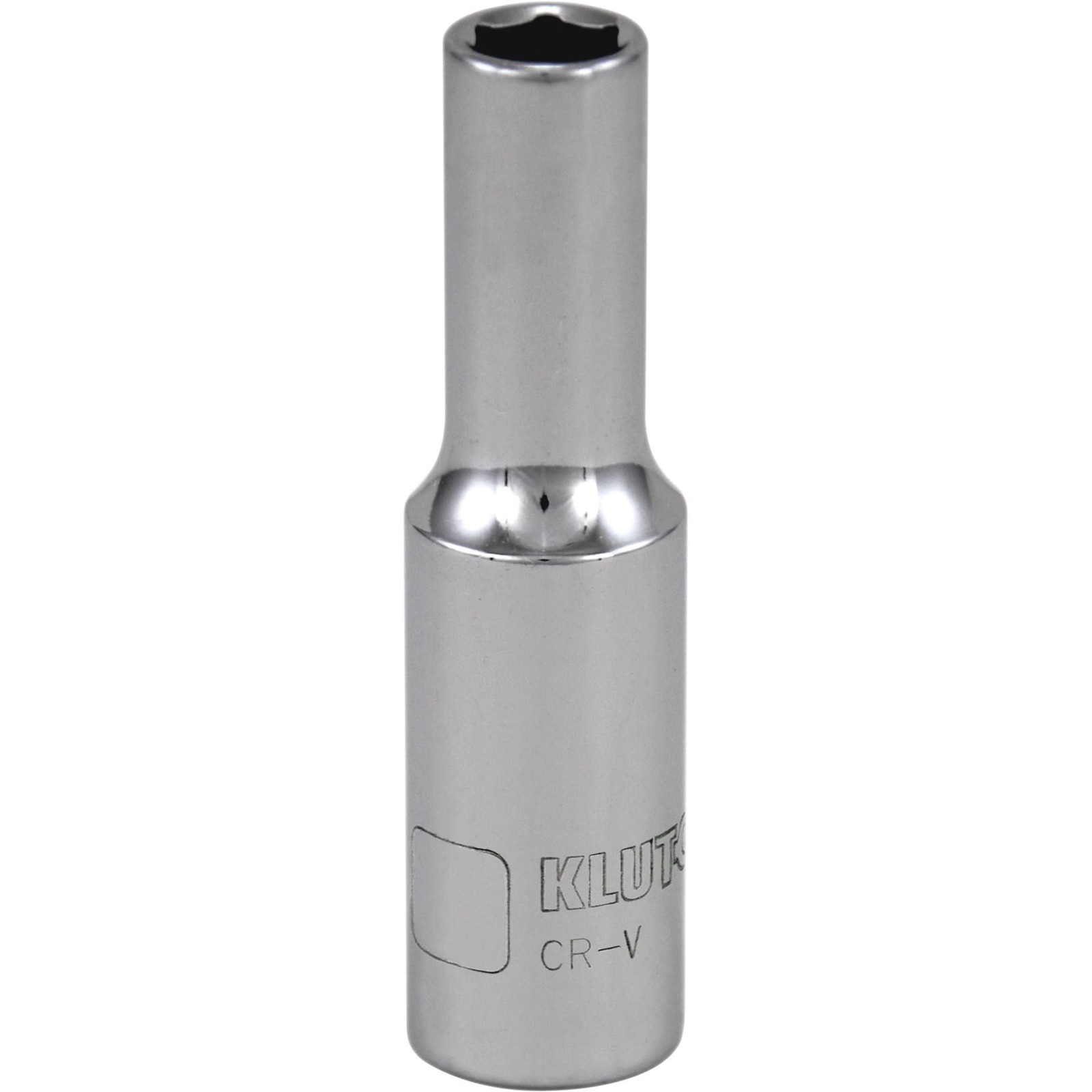 Klutch Deep Socket, Metric, 7mm, 3/8in.-Drive, 6-Pt.