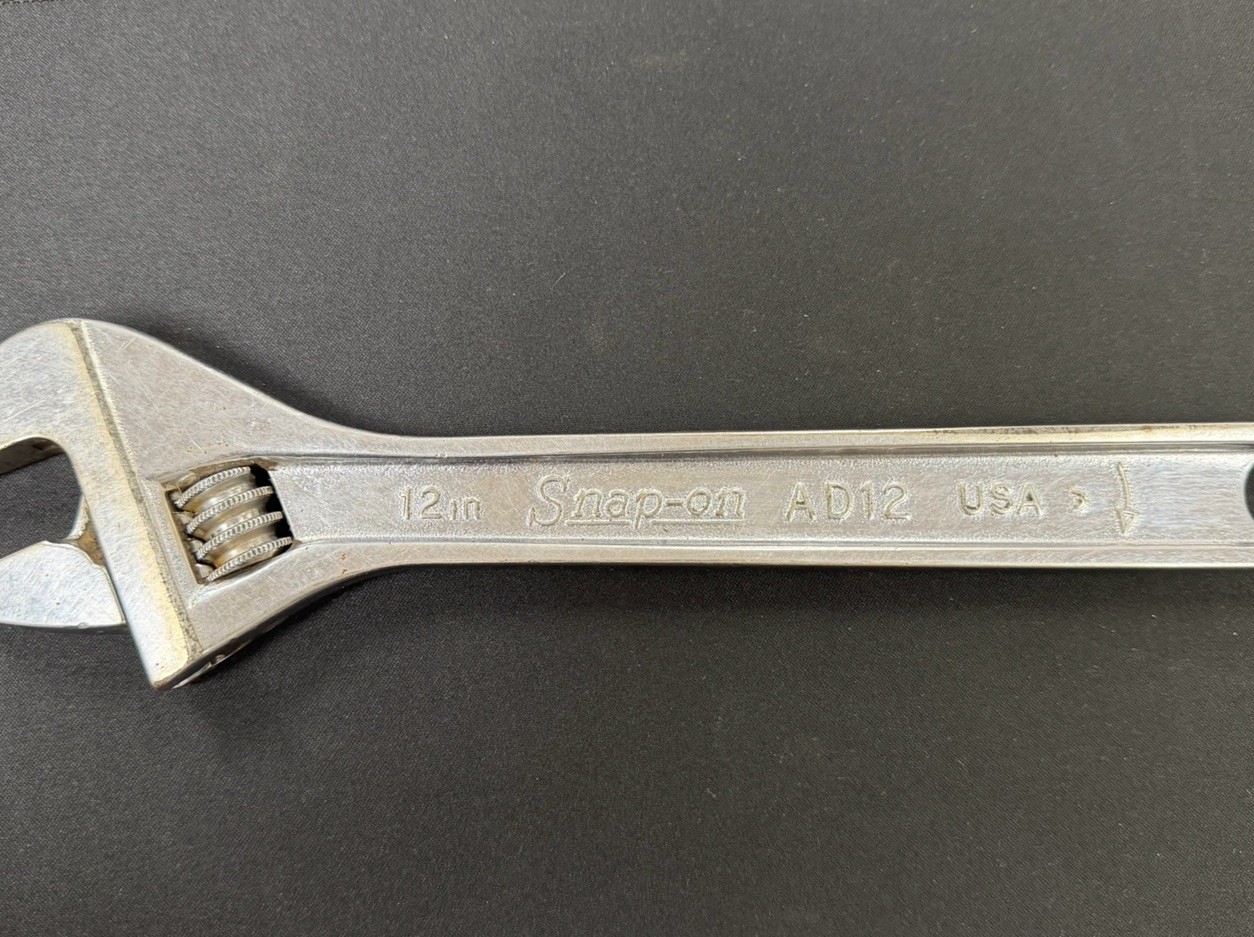 Snap On Tools 10″ 250mm Adjustable Wrench AD10 Made in USA