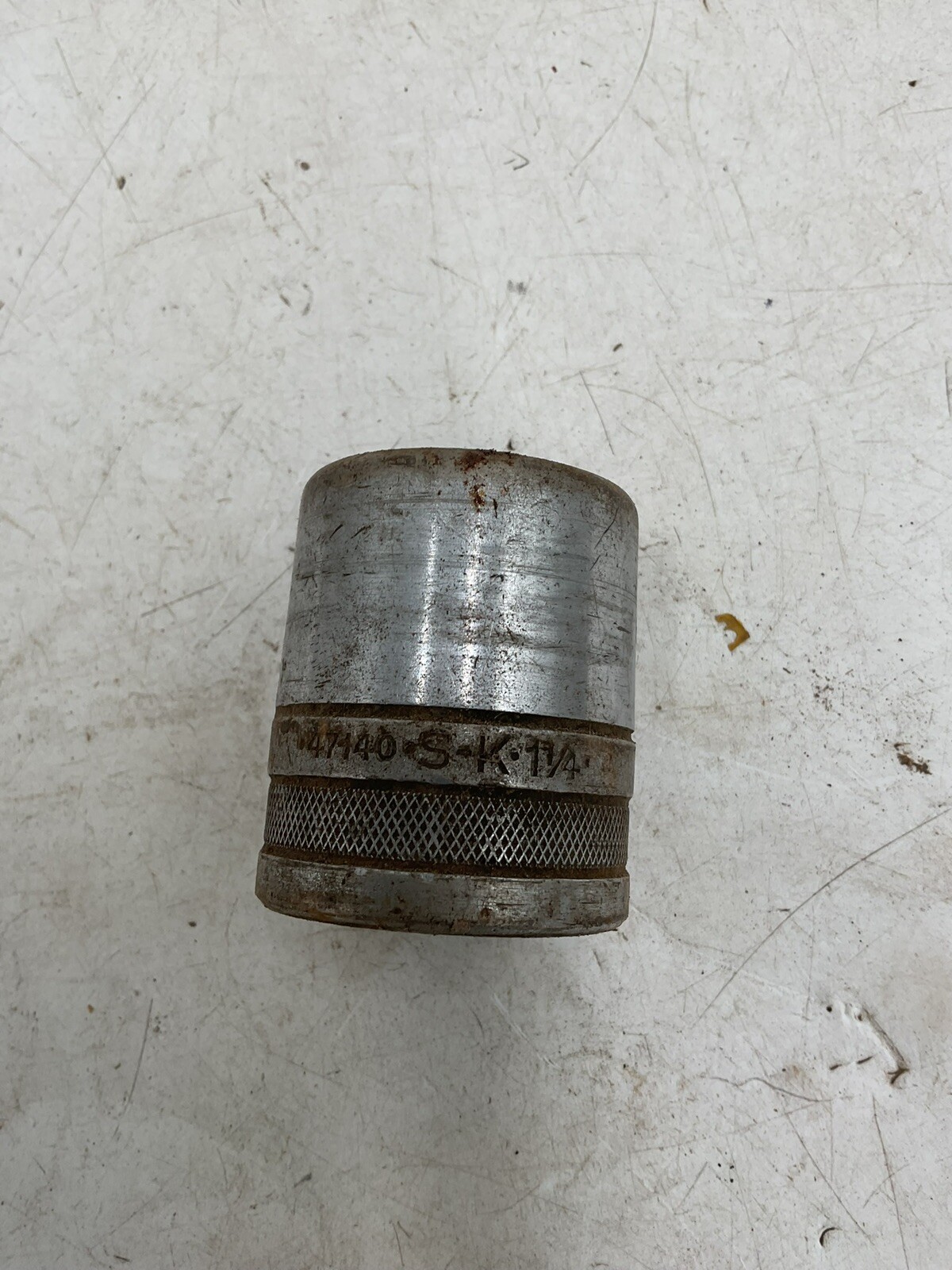 S-K Tools 47140 1-1/4in 3/4″ Drive 12 Point Socket Knurled USA SK Tool