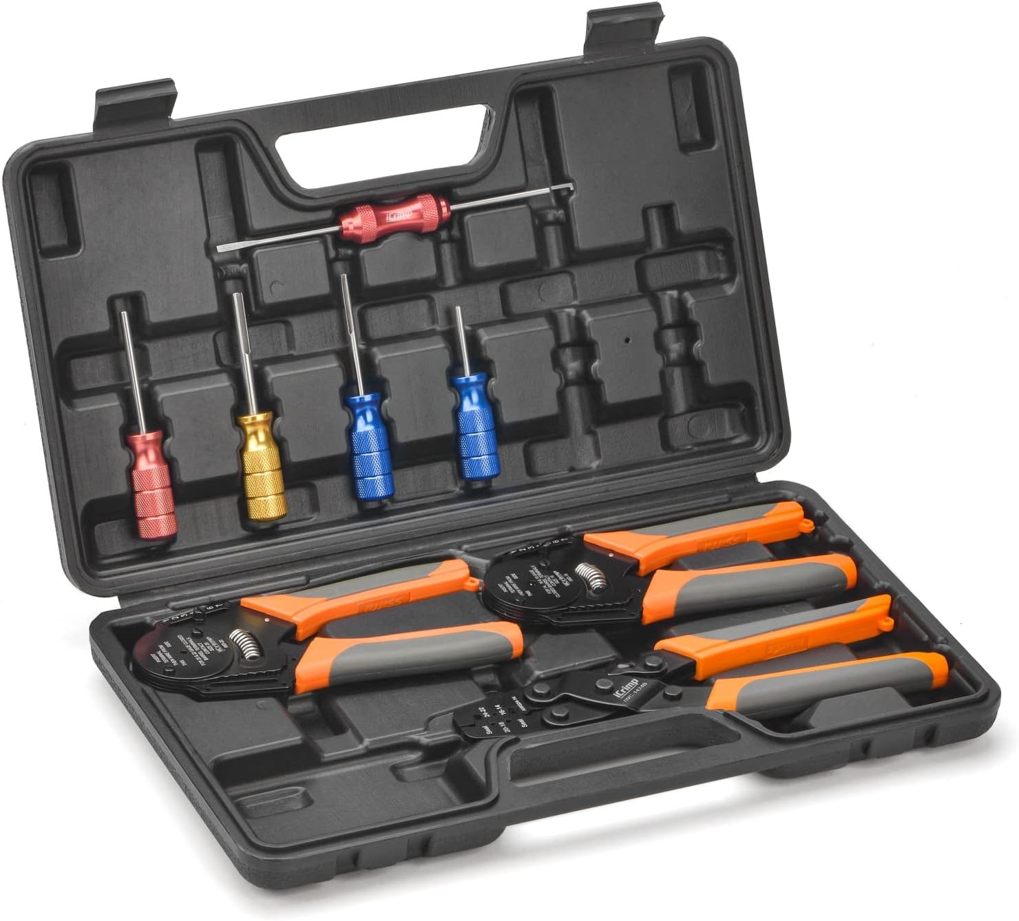 IWISS iCrimp KIT-DC02 Wire Crimping Tool Kit for Deutsch 8PCS, Chrome