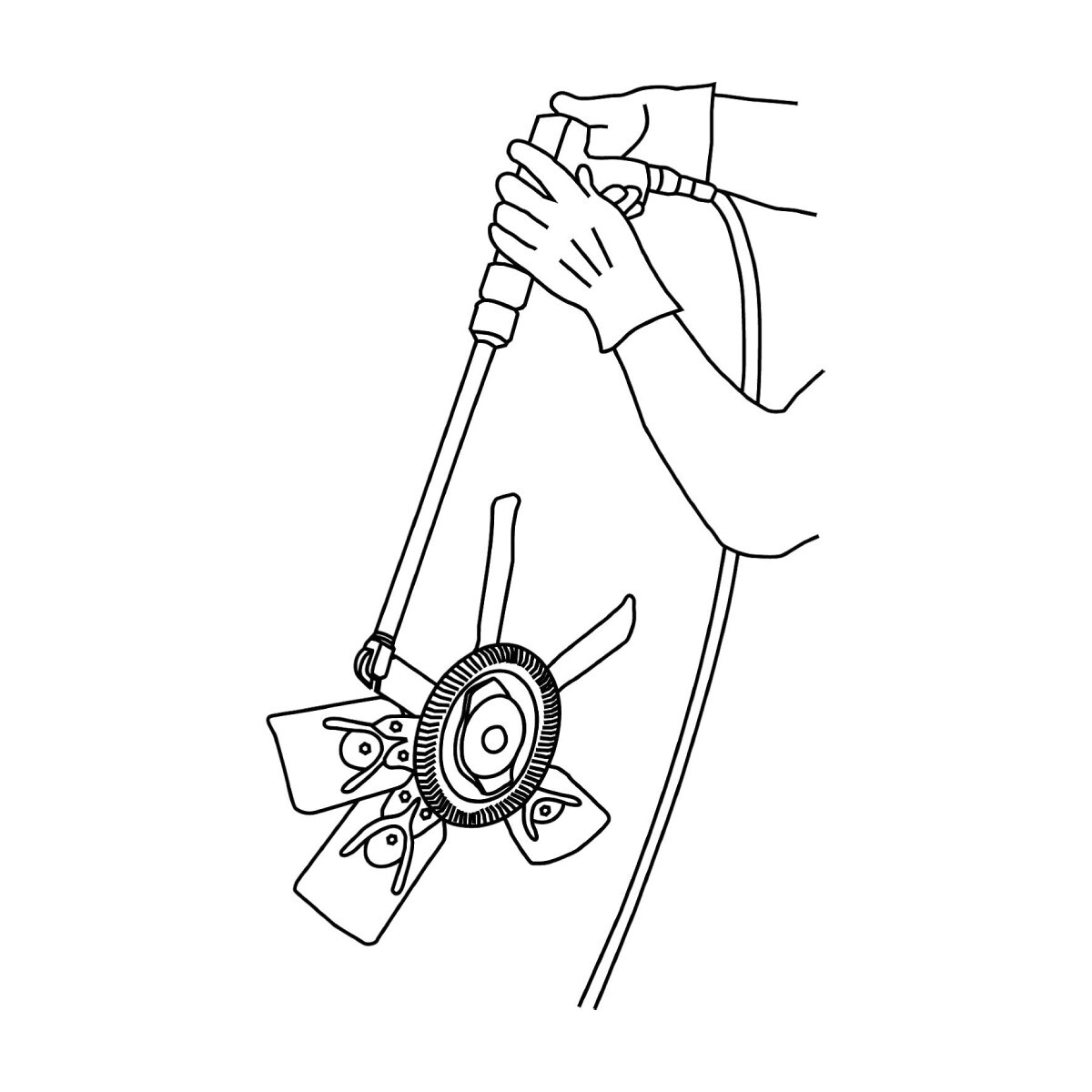 Lisle 43300 Pneumatic Fan Clutch Wrench