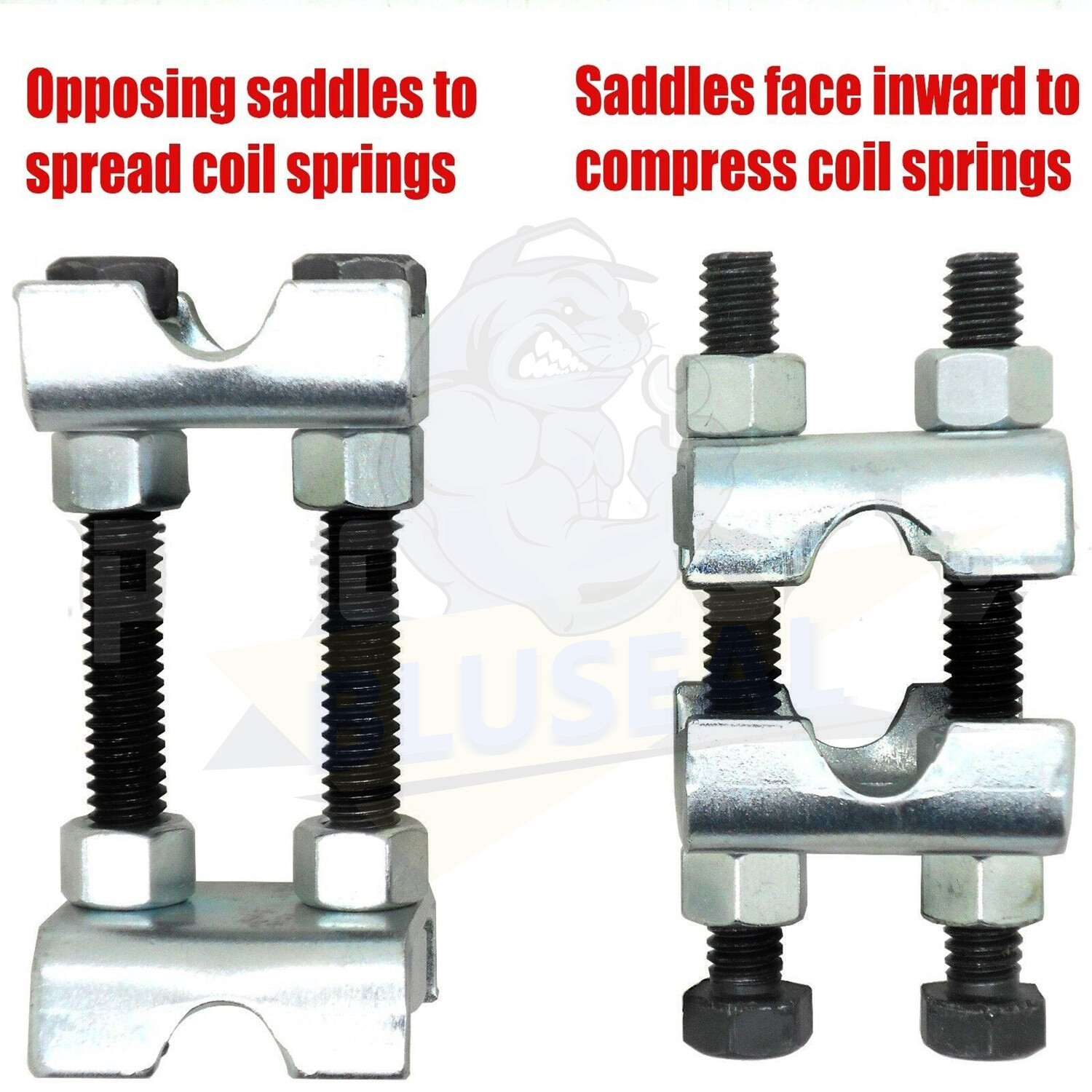 4 Pcs Mini Coil Spring Compressor Adjustable Spring Struts Shocks Adjuster Tool