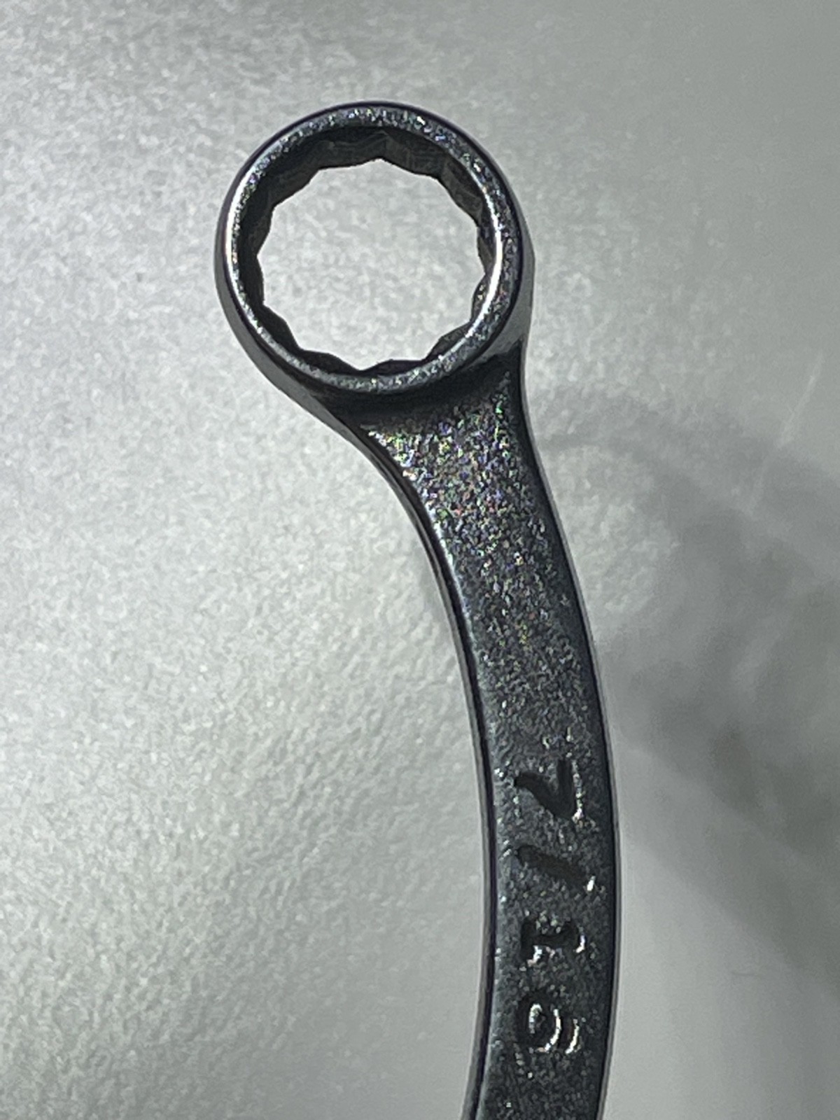 MAC Tools 7/16″ x 3/8″ Half Moon 12 Point Box End Obstruction Wrench HM1214 USA