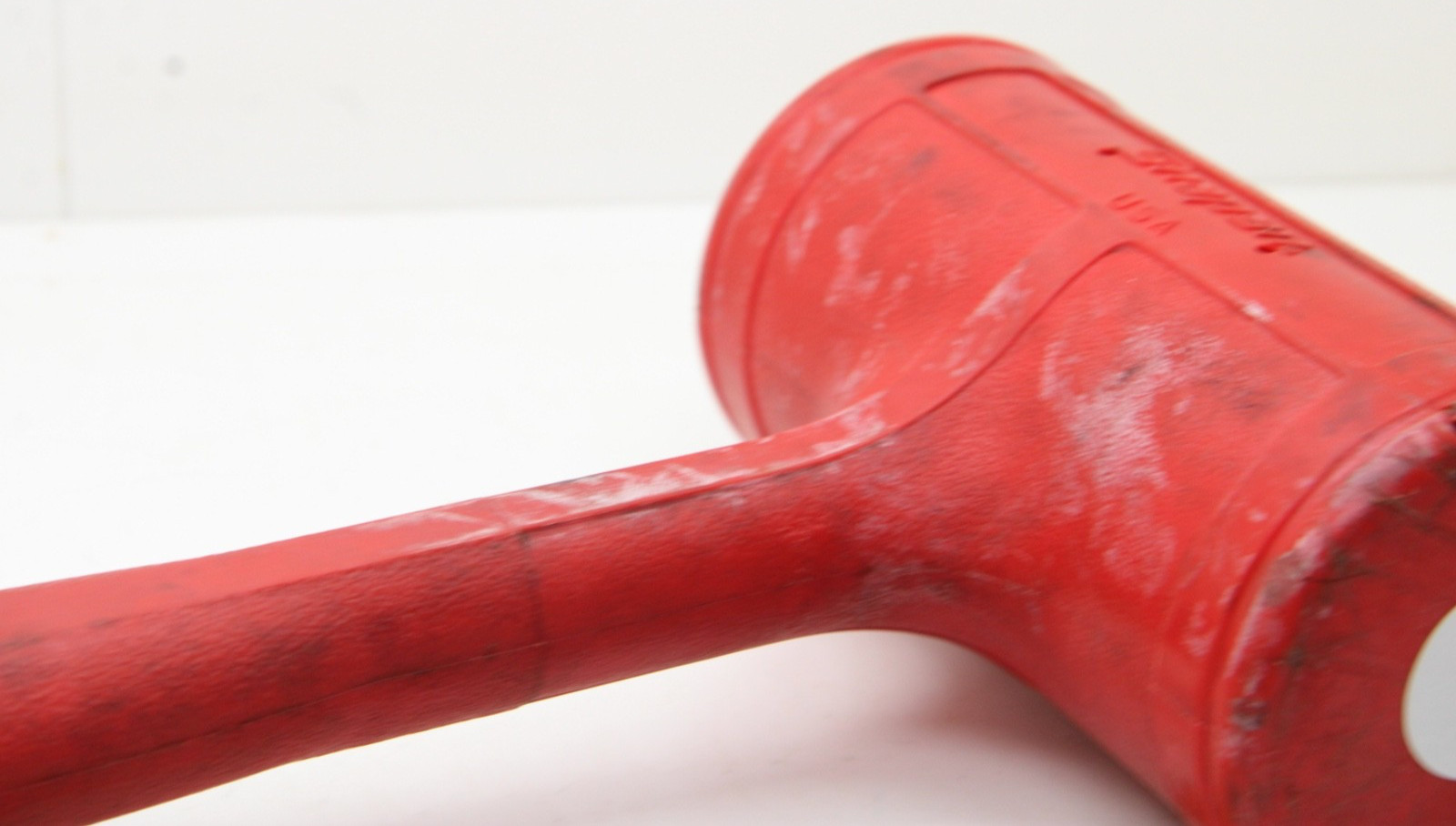 Snap-on HBFE56 56oz Dead Blow Hammer 15″ Red Soft Grip Handle USA