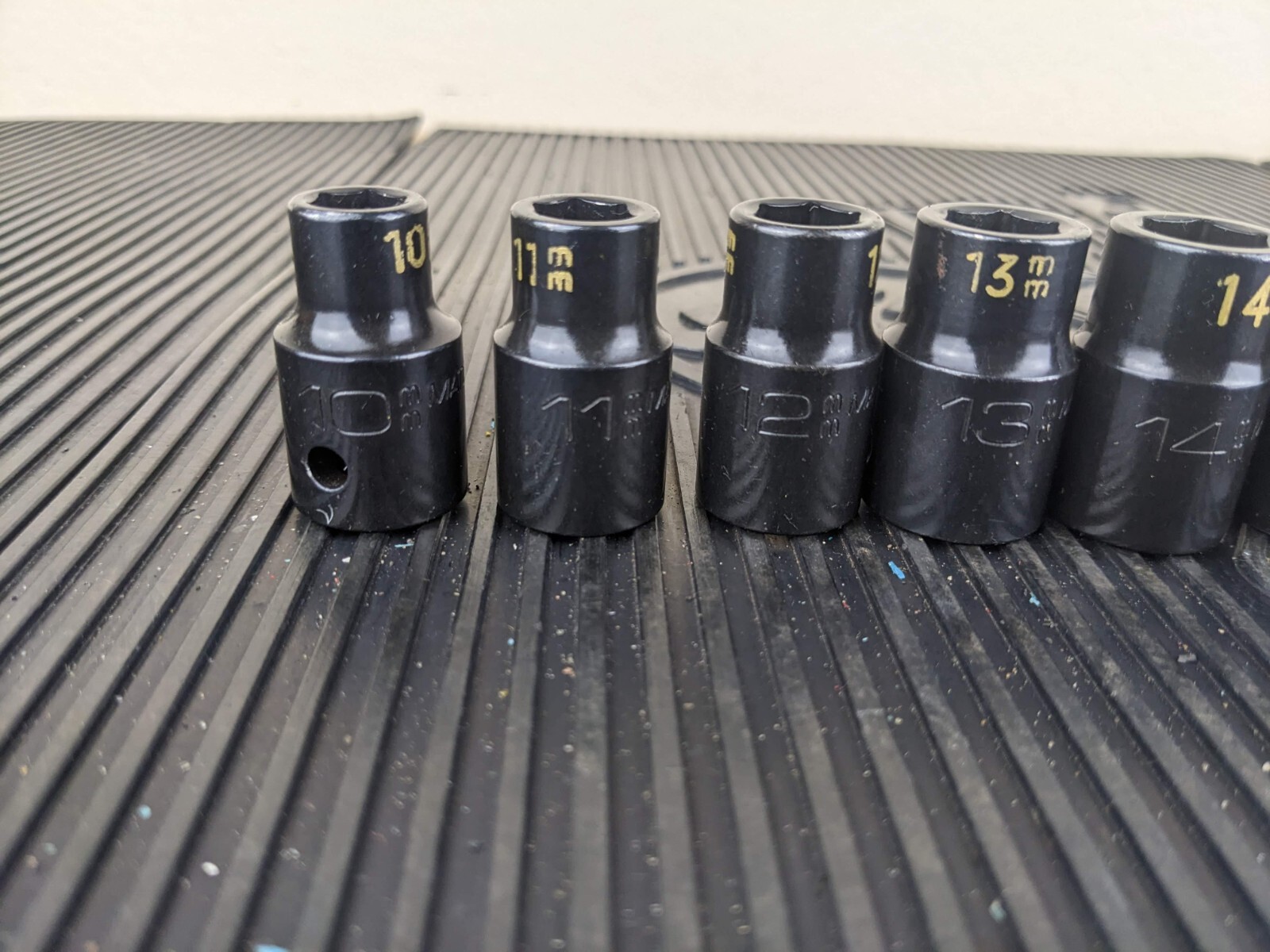#aw458 MATCO Tools 1/2″ Drive METRIC 6 POINT IMPACT SOCKET SET
