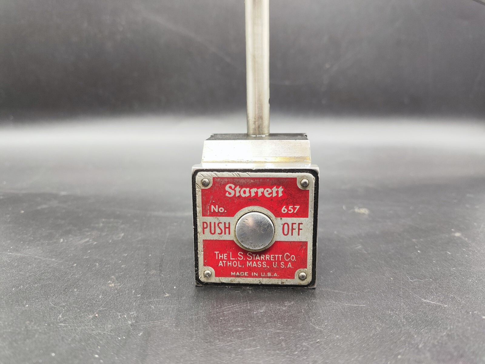 Starrett 657 Magnetic Clock Stand Metalworking