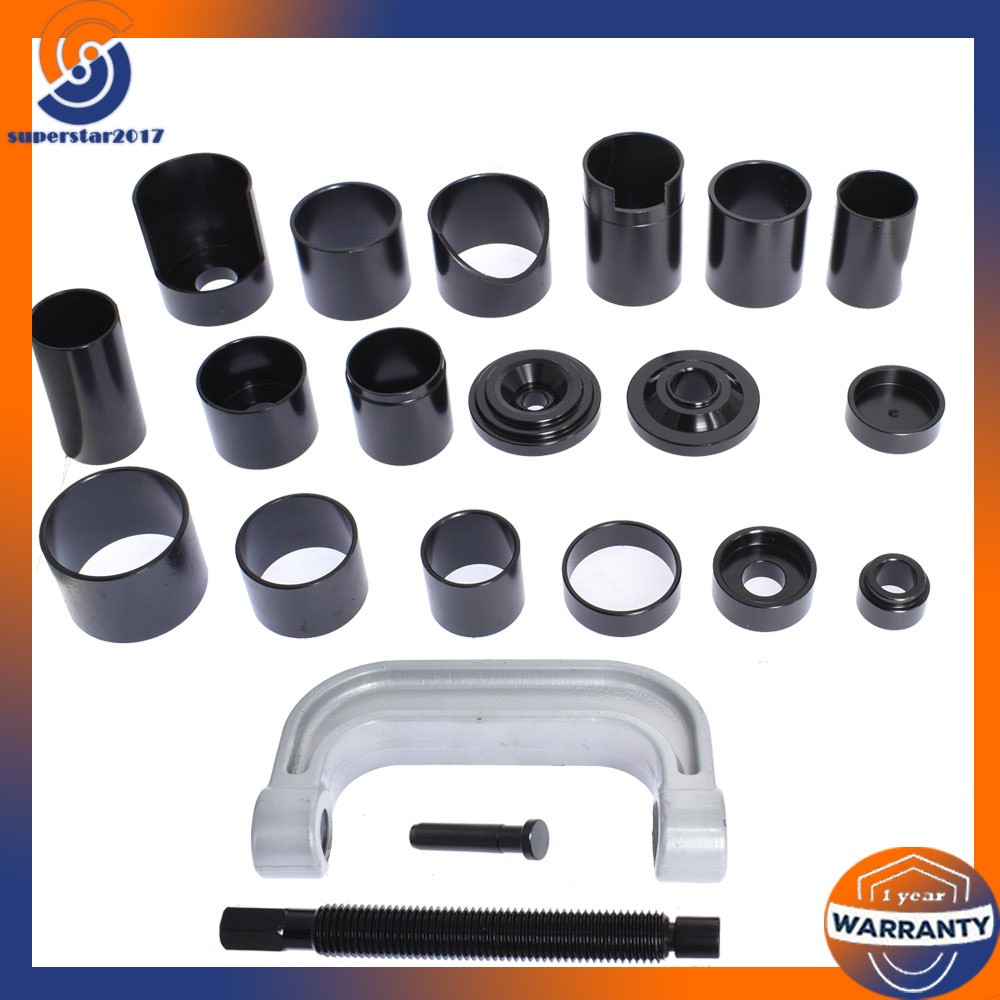 21pcs Ball Joint Press Tool Kit Heavy Duty Carbon Steel Automotive Repair Set