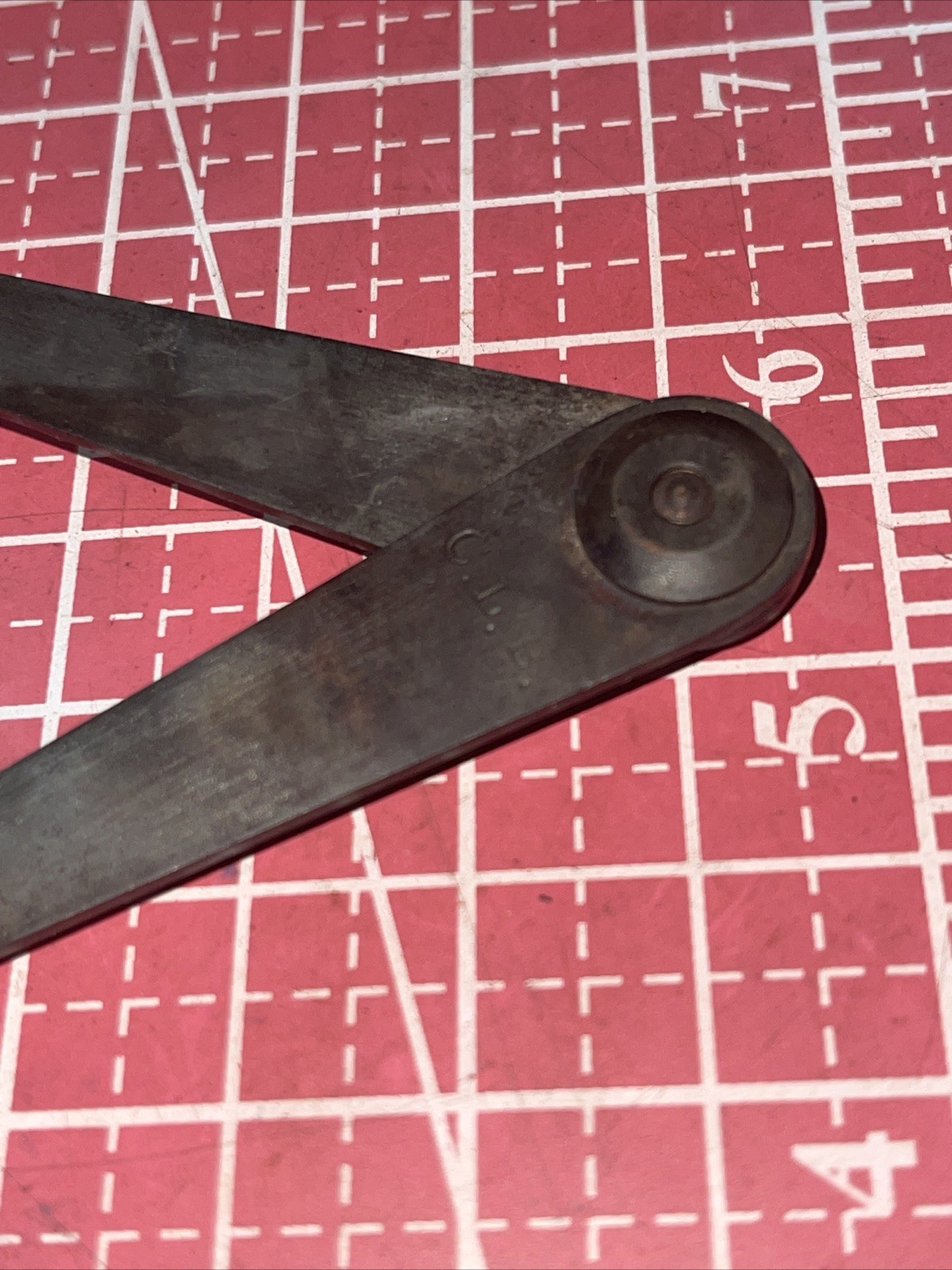 Brown & Sharpe USA No 835 Firm Joint Hermaphrodite Caliper Vintage Early Model
