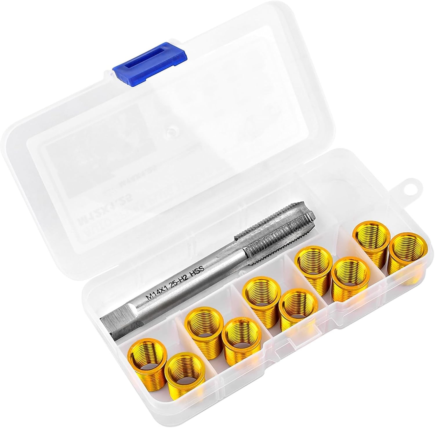 12Mm X 1.25 Helicoil Kit, m12x1.25 Spark Plug Thread Repair kit 12 Insert m…