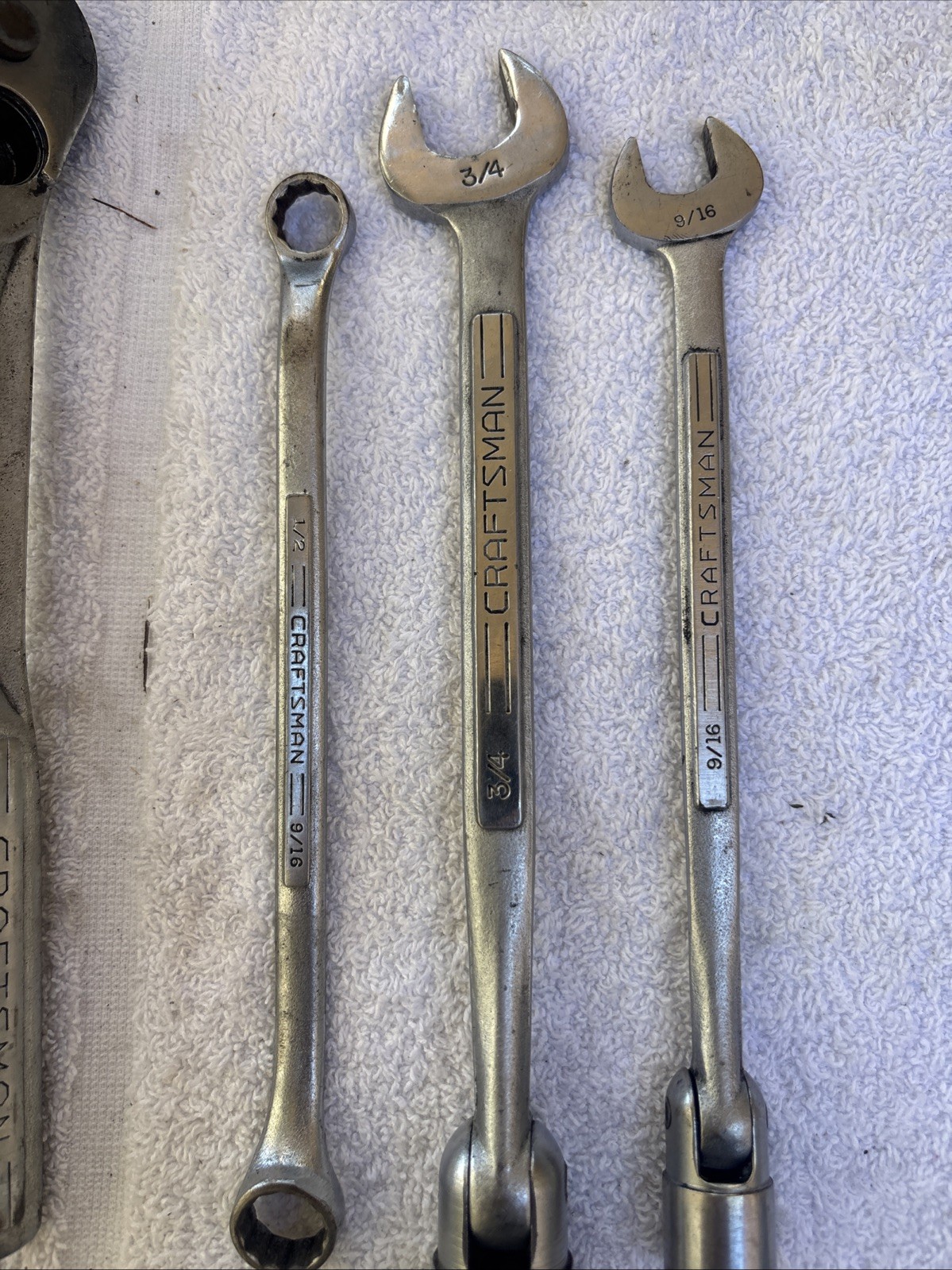Lot Of Tools Sockets And Wrenches Mostly SAE Craftsman Snapon Proto China