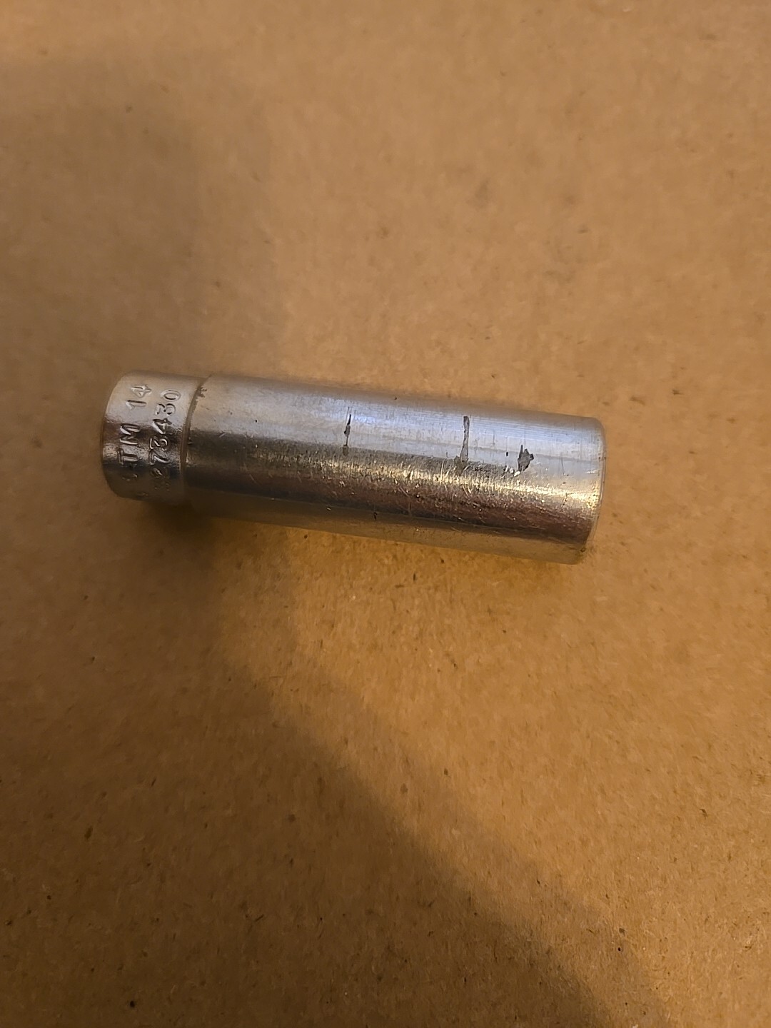 Snap On 1/4″ Drive 7/16″ 6PT Deep Chrome Socket STM14