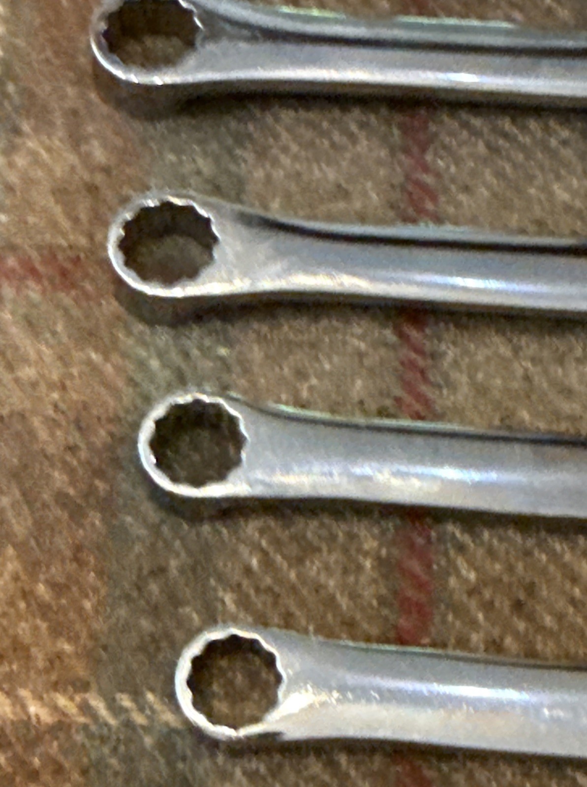 Snap-on 10pc METRIC Non-Reverse Ratcheting Combo Wrench Set SOXRM710A 10-19mm