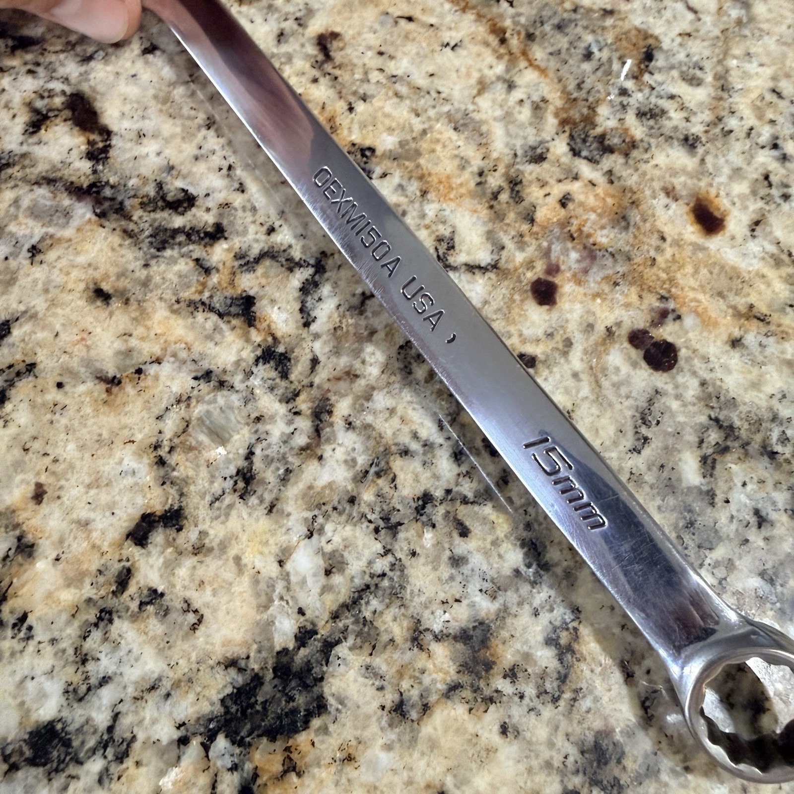 Snap-on Tools OEXM150A 15mm Combination Wrench 12 Point Metric – Made in USA