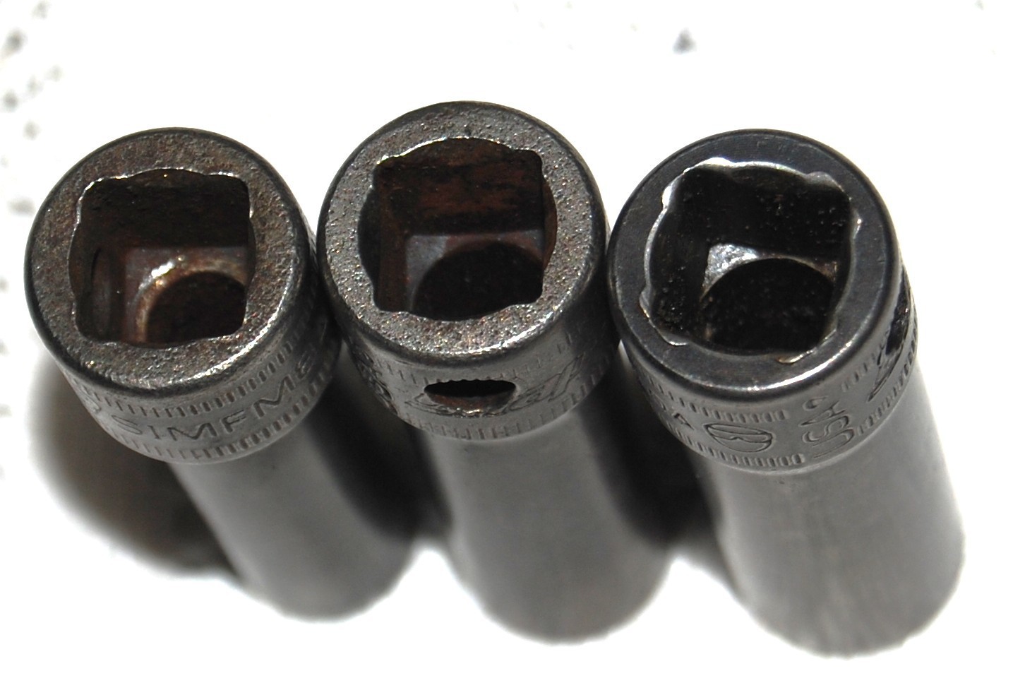 SNAP-ON SIMFM8A – SIMFM10A METRIC DEEP IMPACT SOCKETS 3/8″ DRIVE 6 PT 8, 9, 10mm