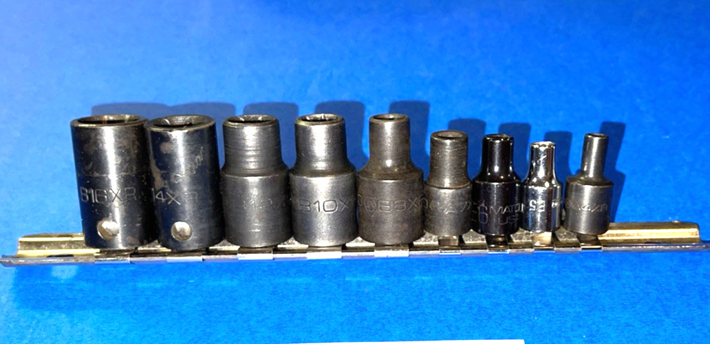MATCO TOOLS 9 PIECE MULTI DRIVE INSIDE TORX SOCKET DRIVER SET E4-E16