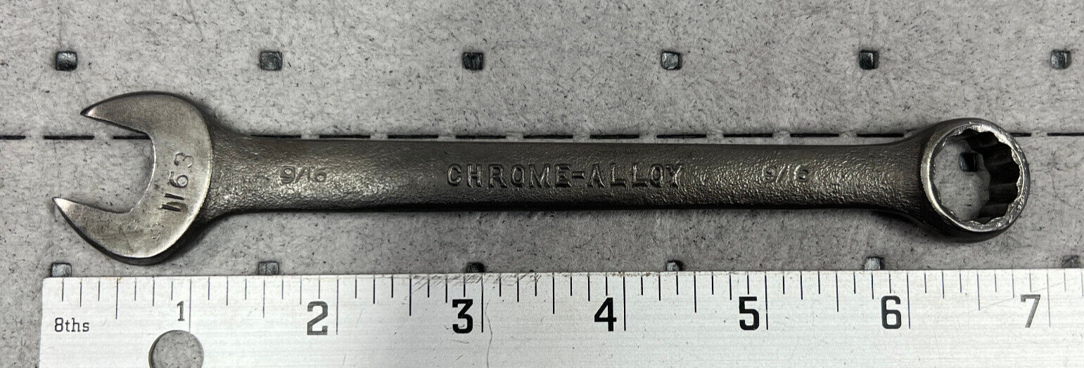 Vintage Williams Superrench 1163 9/16″ 12 Point Combination Wrench SAE Made USA