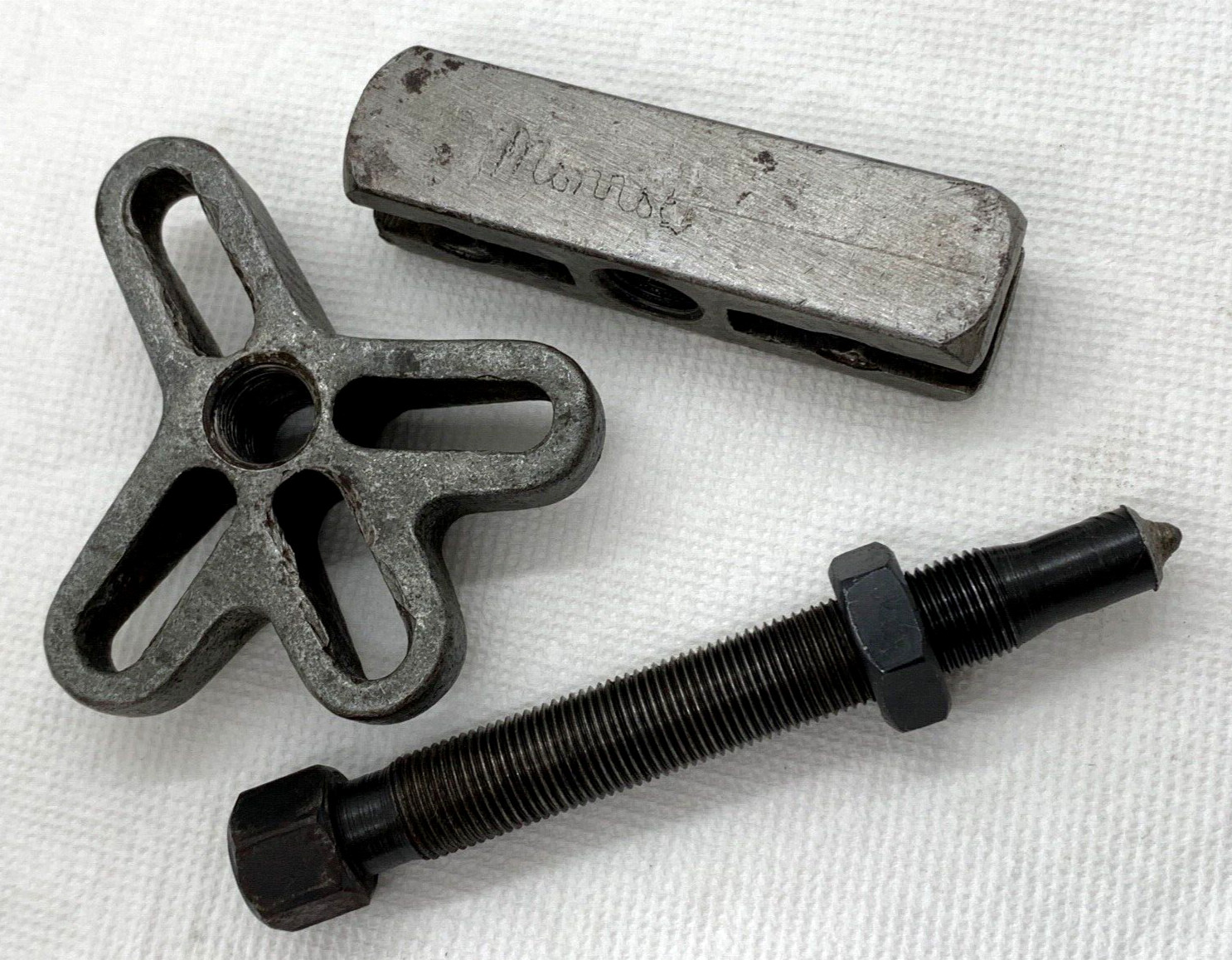 Auto Tools Puller Yoke Set Lot Pressure Screw Harmonic Balancer Pulley Gear MAC