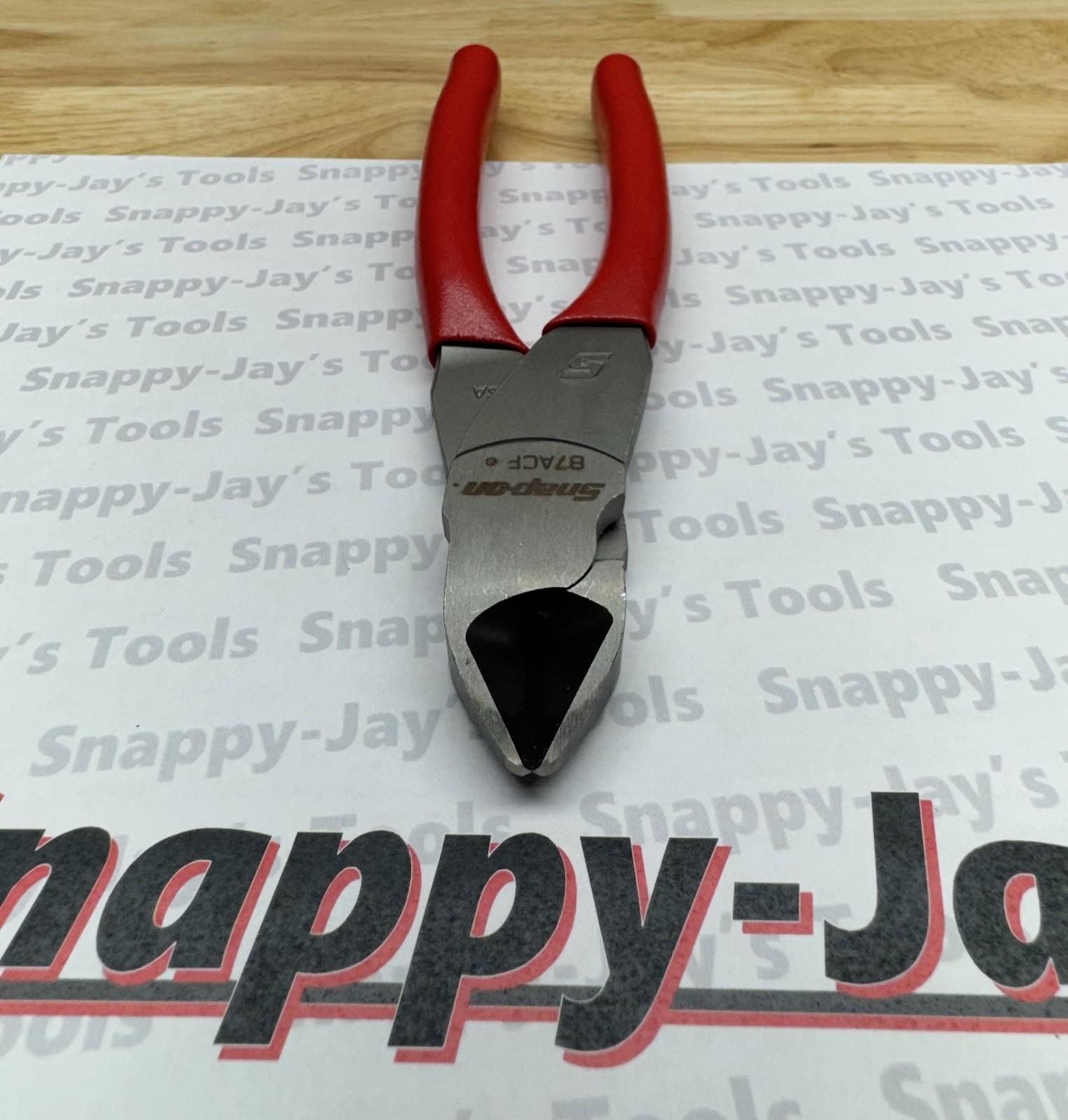 Snap-on Tools USA NEW RED 7” Soft Grip VECTOR EDGE Diagonal Cutter Pliers 87ACF