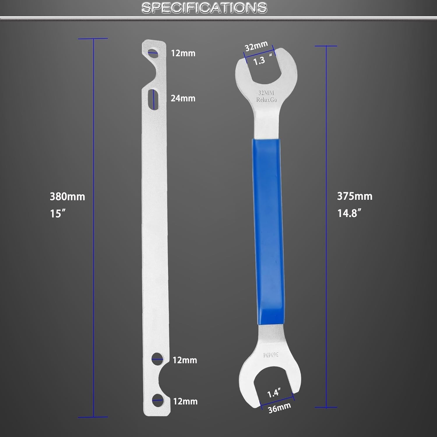 Professional 2-Piece Fan Clutch Wrench Set – Ideal for Mechanics & Enthusiasts