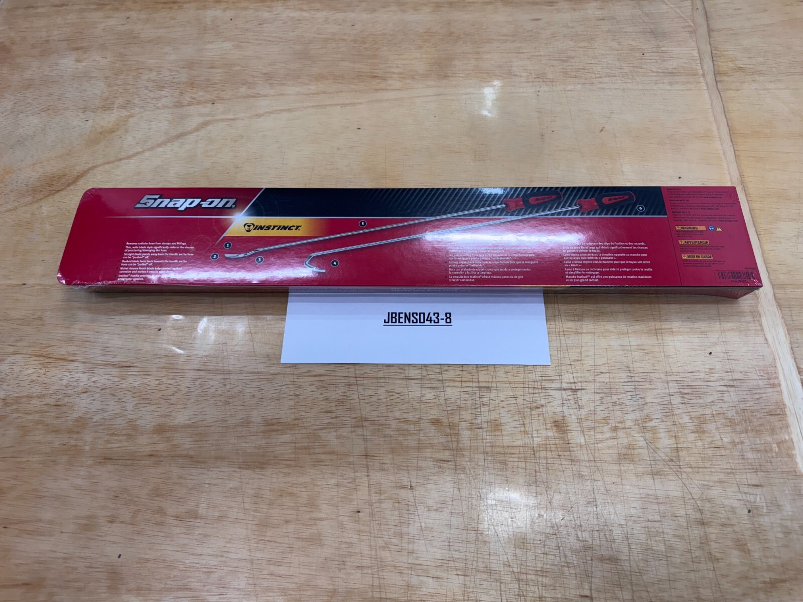 Snap-on Tools NEW 2pc RED Soft Grip Extra-Long Radiator Hose Pick Set SGAL102BR