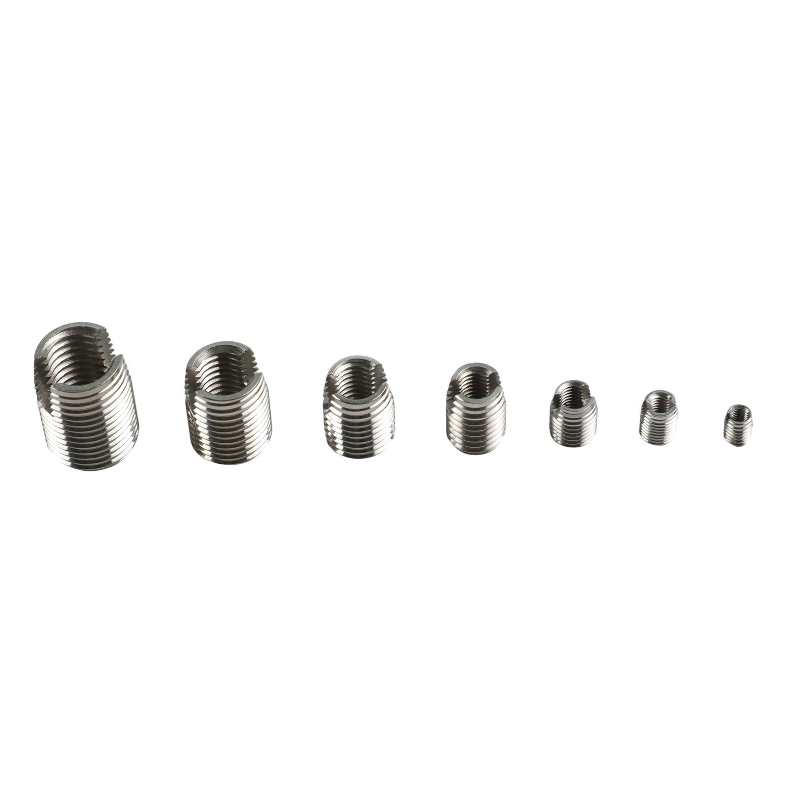 50PCS Stainless Steel Self Tapping Thread Inserts Thread Repair For M3- For