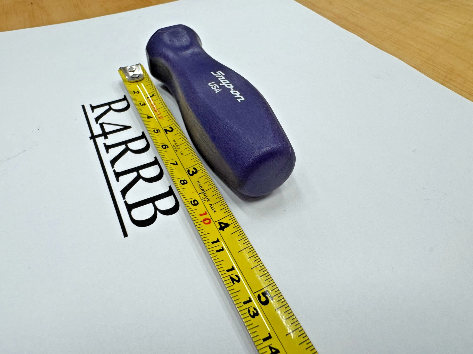 Snap-on Tools USA NEW RARE DARK PURPLE 1/4 Drive Hard Grip Stubby Driver TM40BDP