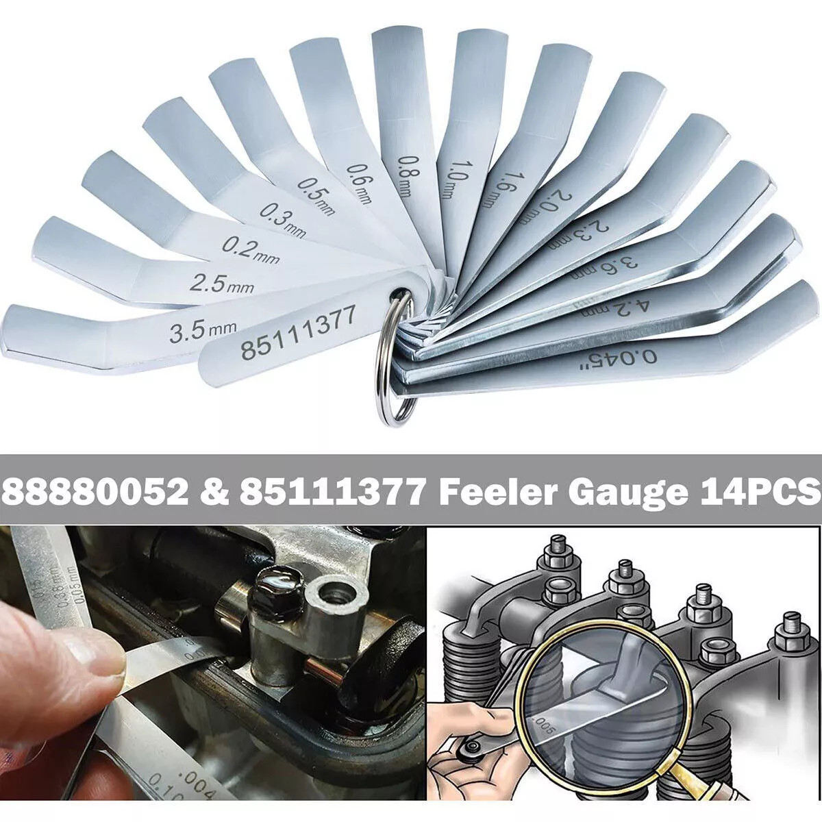 For Volvo Mack MP7 MP8 MP10/D12/D13/D16 Engines Feeler Gauge Jake Brake Tool