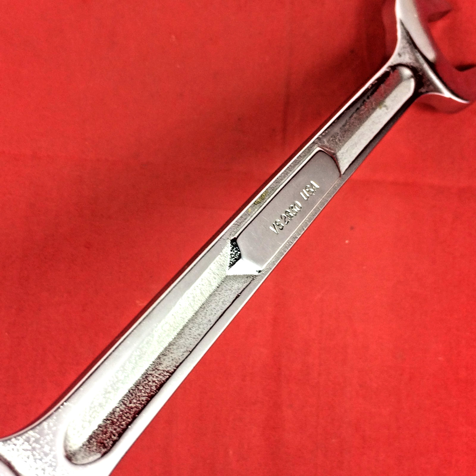 Snap-on 7/8″ x 15/16″ VS2830 SAE Chrome Open-end Wrench Underline Engraved