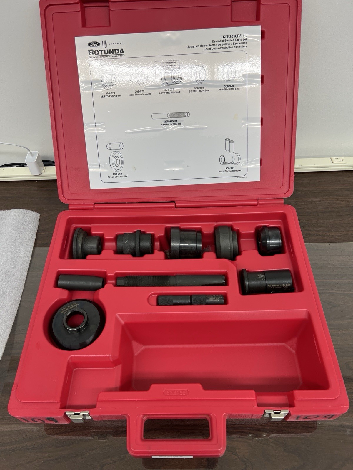 Ford Lincoln Rotunda TKIT-2018P5-FL Tool Kit 308-969 308-974 308-973 205-495-01